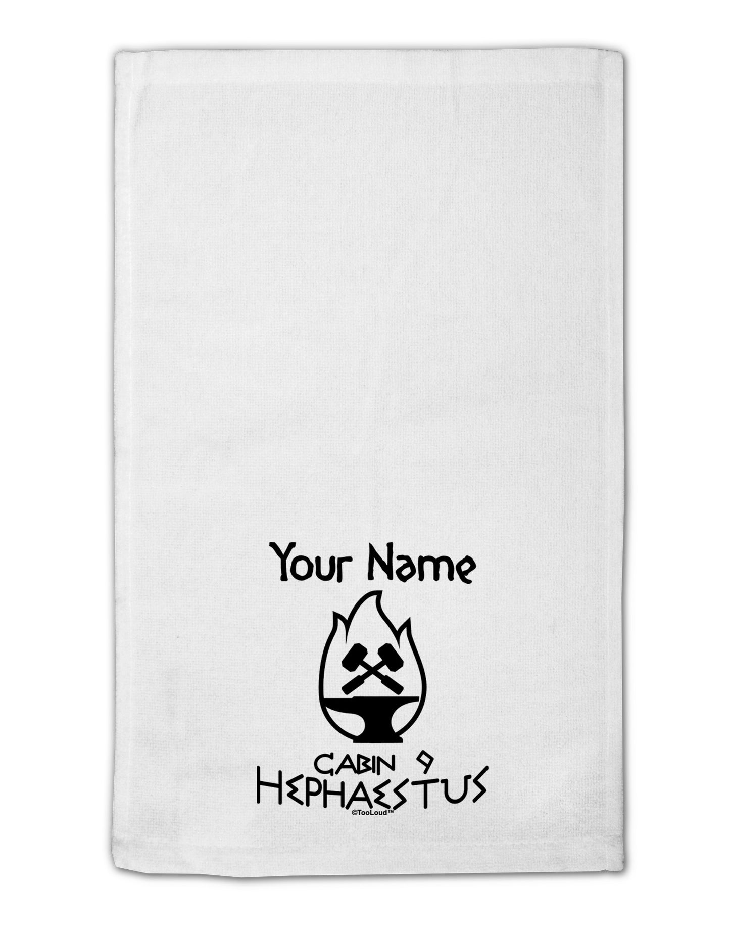 Personalized Cabin 9 Hephaestus 11"x18" Dish Fingertip Towel-Fingertip Towel-TooLoud-White-Davson Sales