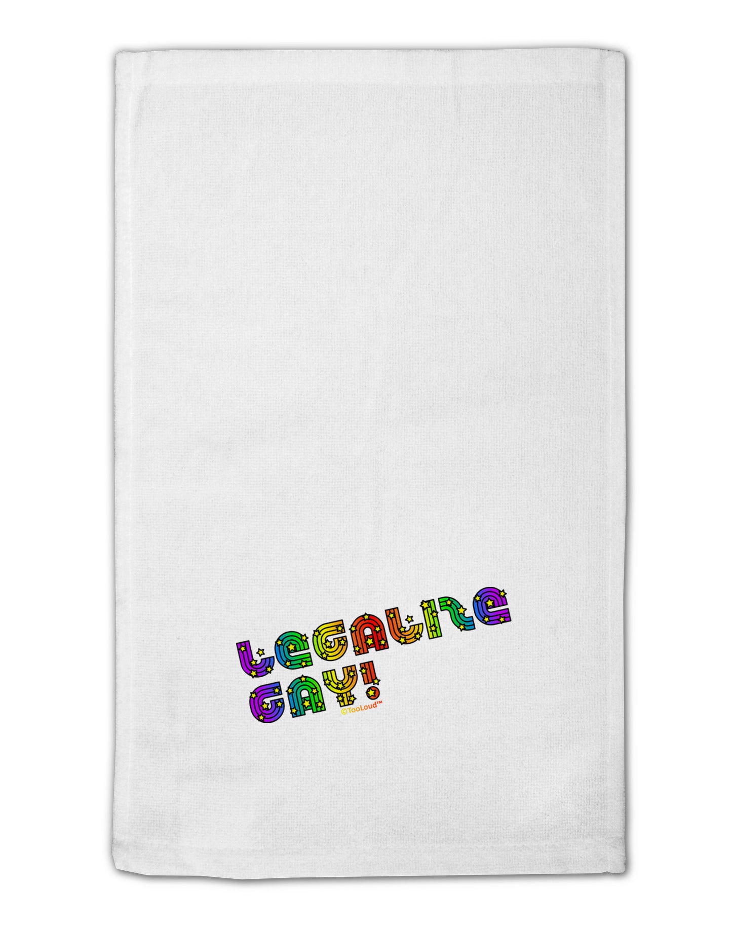 Legalize Gay - Rainbow 11"x18" Dish Fingertip Towel-Fingertip Towel-TooLoud-White-Davson Sales