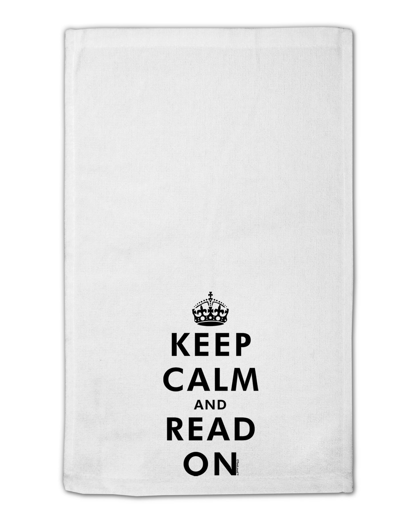 Keep Calm and Read On 11"x18" Dish Fingertip Towel-Fingertip Towel-TooLoud-White-Davson Sales