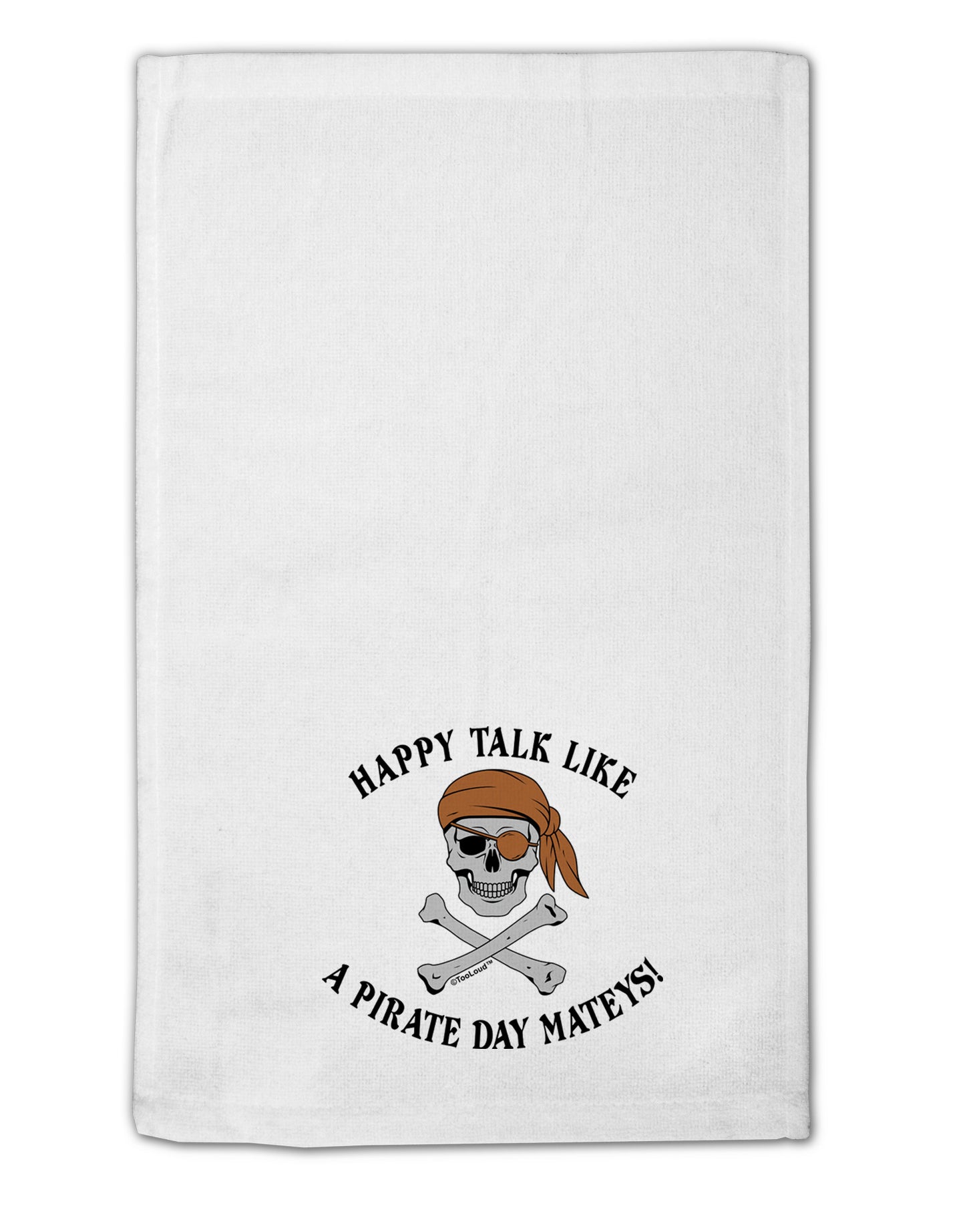 Pirate Day Mateys 11"x18" Dish Fingertip Towel-Fingertip Towel-TooLoud-White-Davson Sales