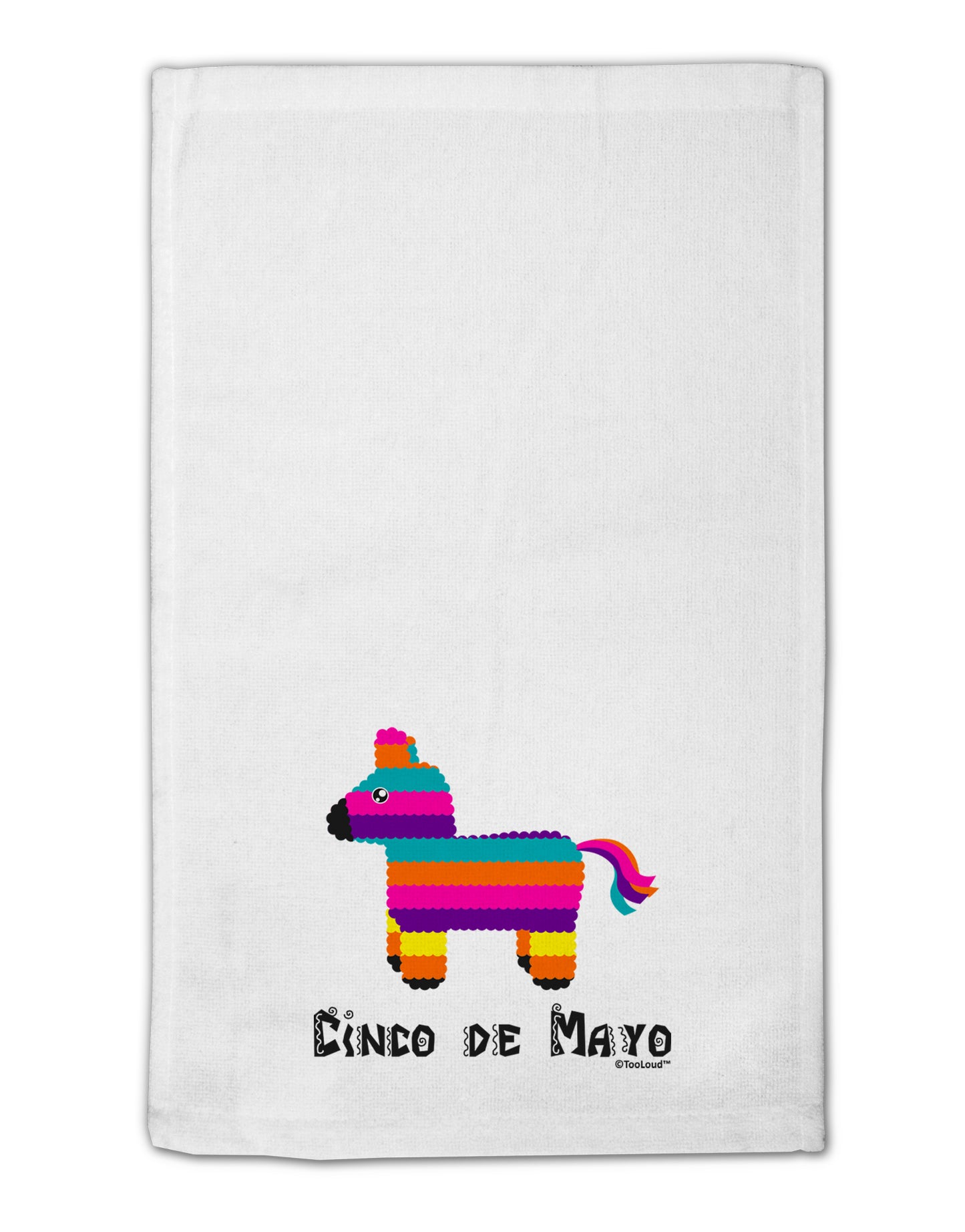 Colorful Pinata Design - Cinco de Mayo 11"x18" Dish Fingertip Towel by TooLoud-Fingertip Towel-TooLoud-White-Davson Sales