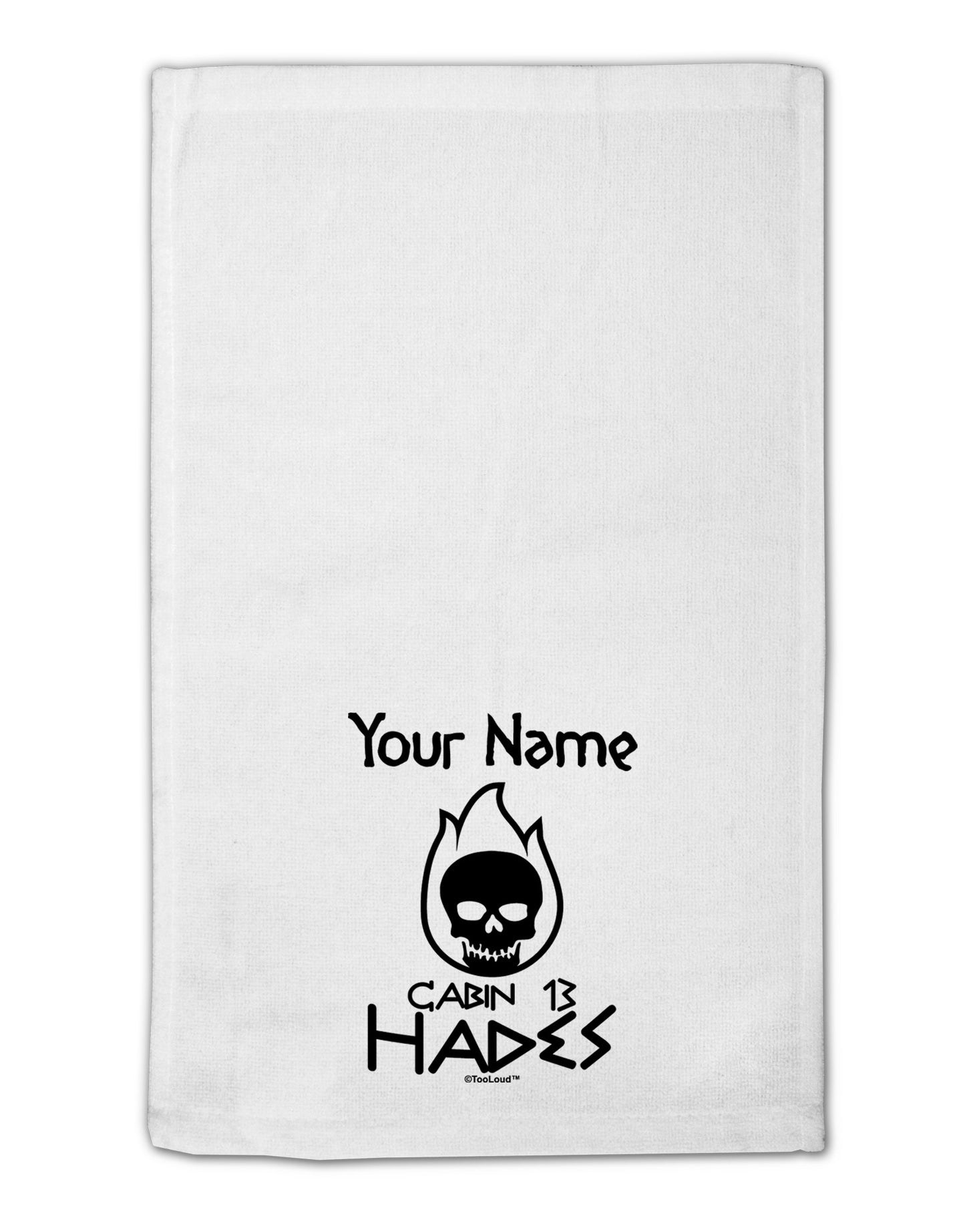Personalized Cabin 13 Hades 11"x18" Dish Fingertip Towel-Fingertip Towel-TooLoud-White-Davson Sales