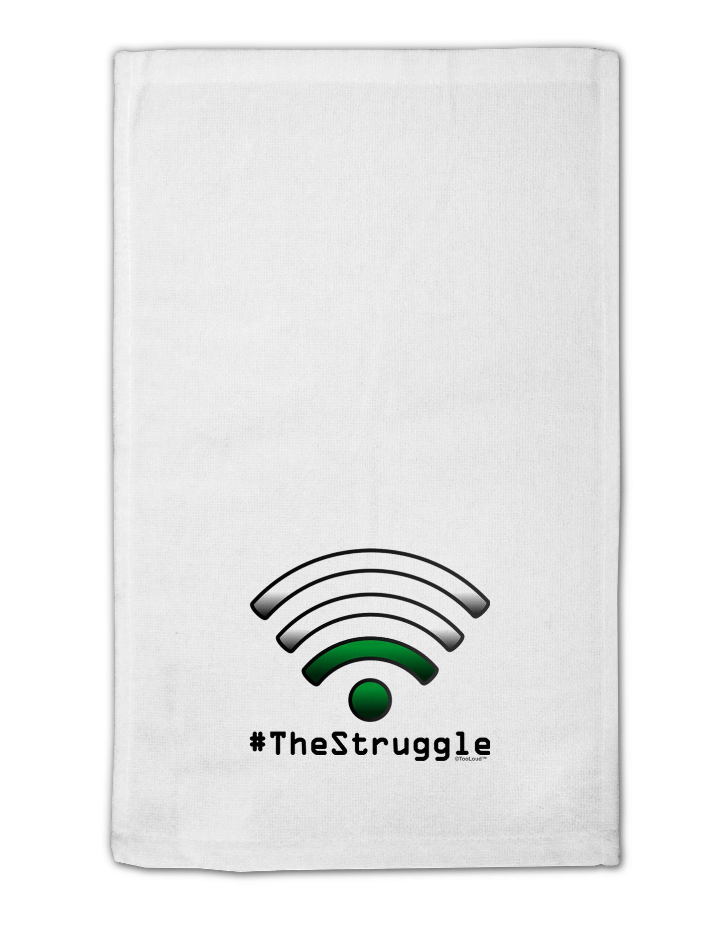 The Struggle - Low Wifi 11"x18" Dish Fingertip Towel-Fingertip Towel-TooLoud-White-Davson Sales