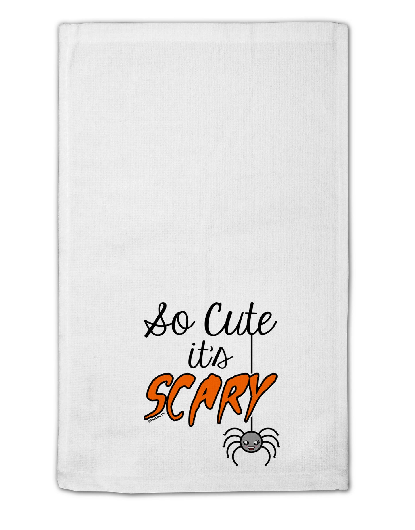 So Cute It's Scary 11"x18" Dish Fingertip Towel by TooLoud-Fingertip Towel-TooLoud-White-Davson Sales