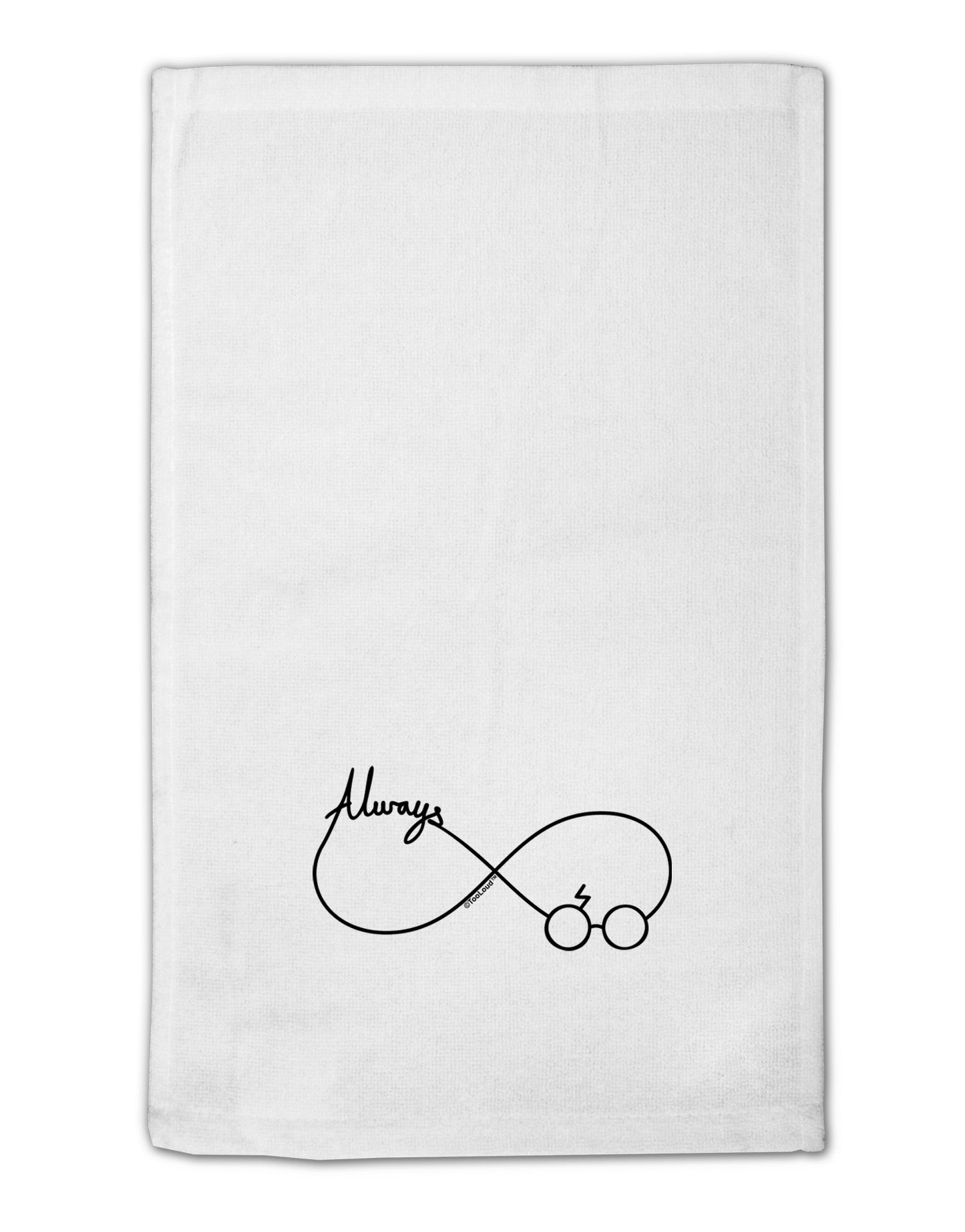Always Infinity Symbol 11"x18" Dish Fingertip Towel-Fingertip Towel-TooLoud-White-Davson Sales