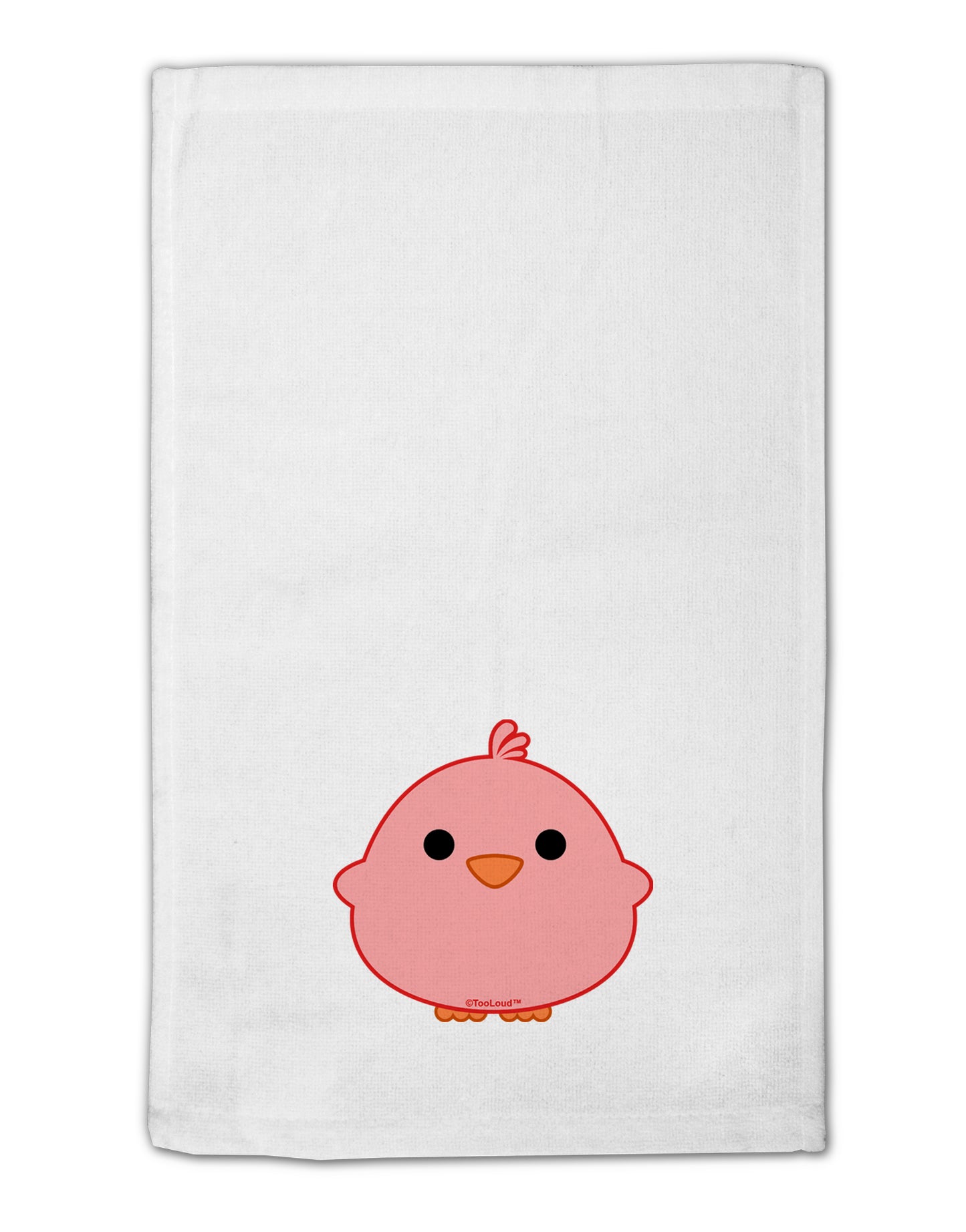 Cute Little Chick - Red 11"x18" Dish Fingertip Towel by TooLoud-Fingertip Towel-TooLoud-White-Davson Sales