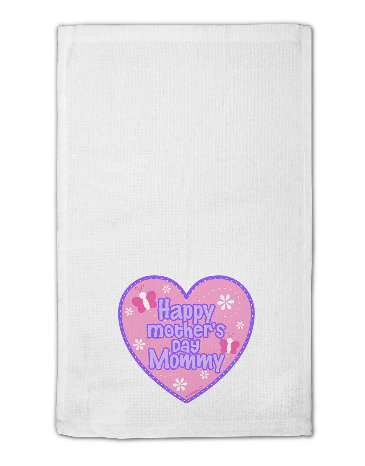 Happy Mother's Day Mommy - Pink 11"x18" Dish Fingertip Towel by TooLoud-Fingertip Towel-TooLoud-White-Davson Sales
