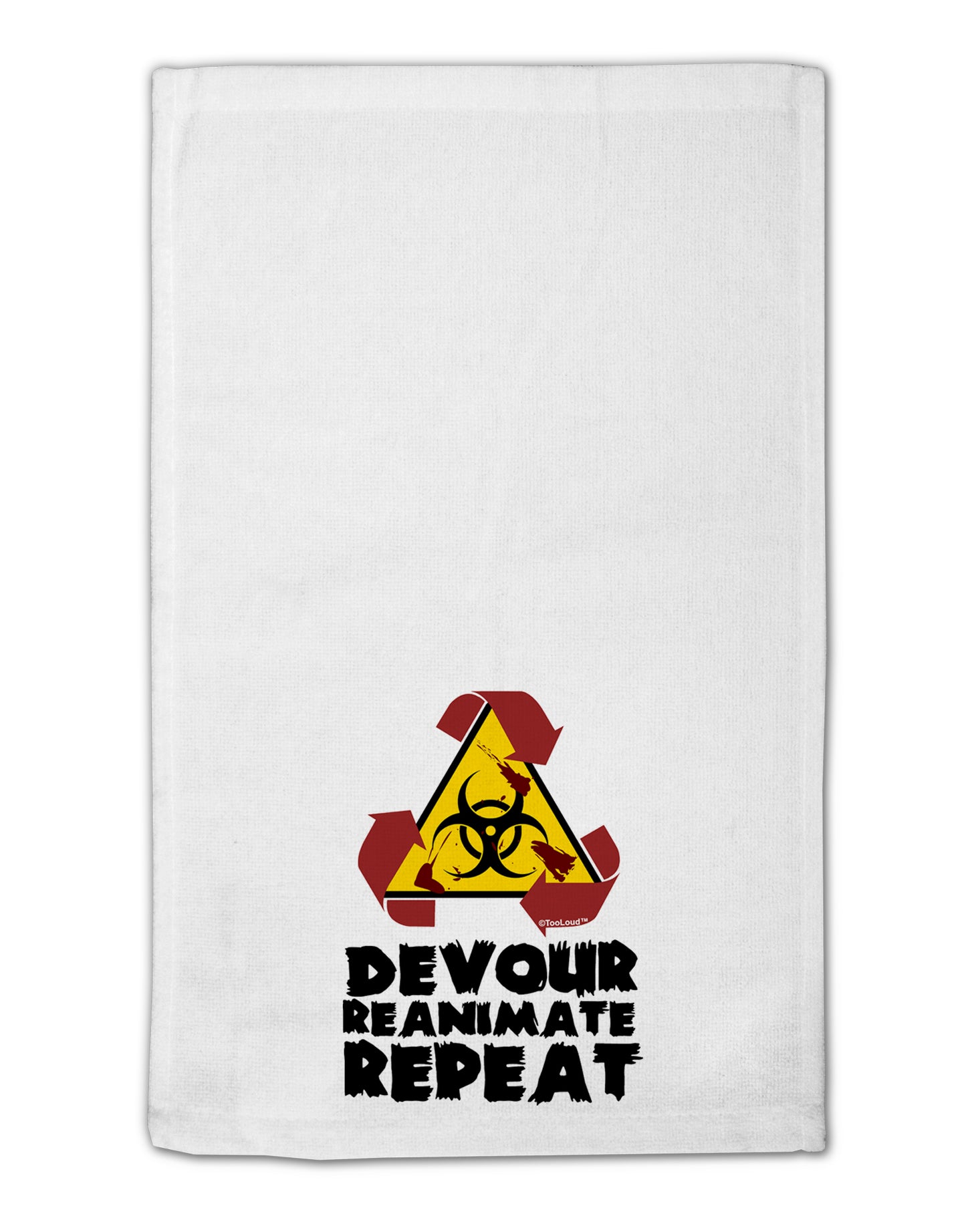 Devour Reanimate Repeat 11"x18" Dish Fingertip Towel by TooLoud-Fingertip Towel-TooLoud-White-Davson Sales