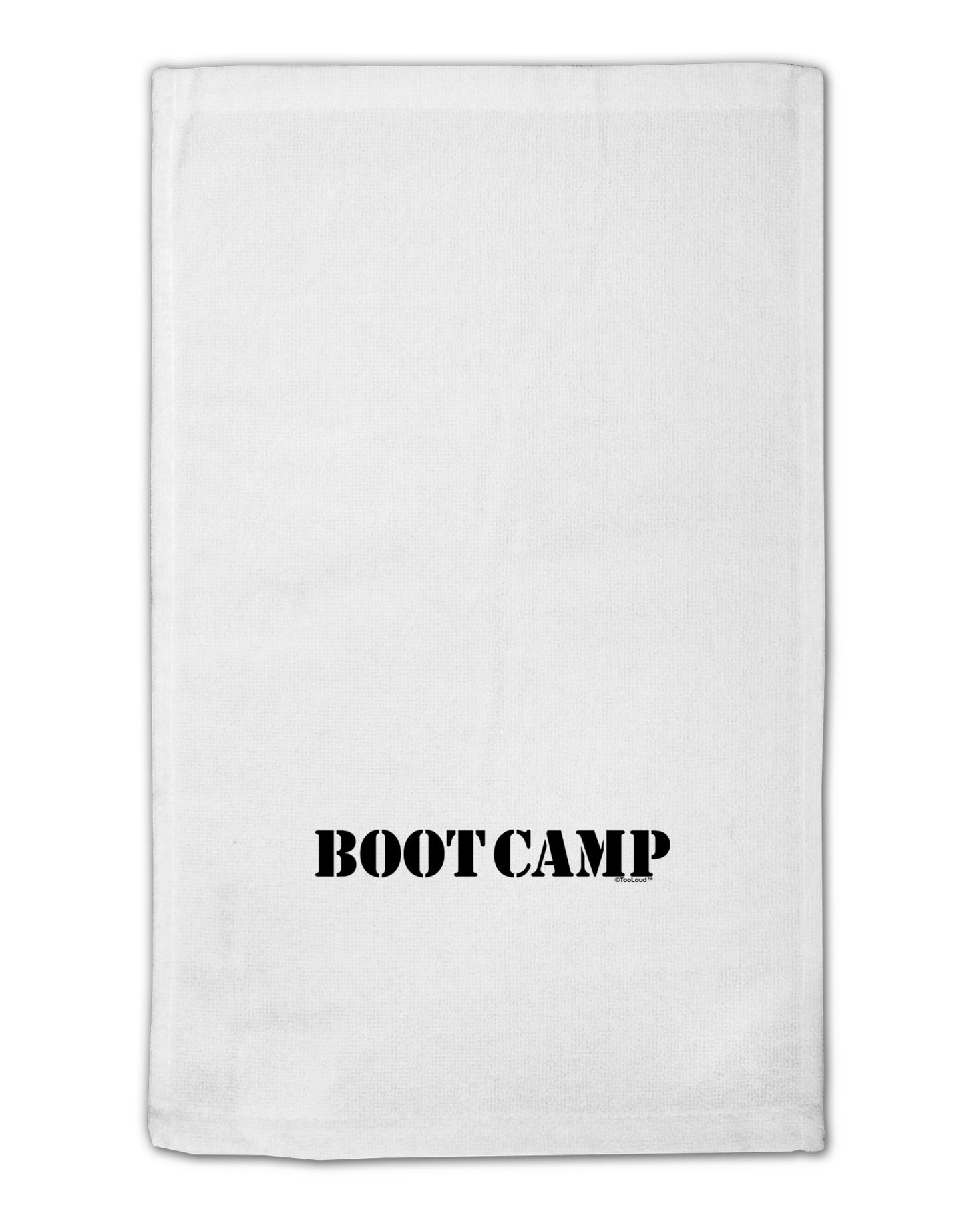 Bootcamp Military Text 11"x18" Dish Fingertip Towel-Fingertip Towel-TooLoud-White-Davson Sales
