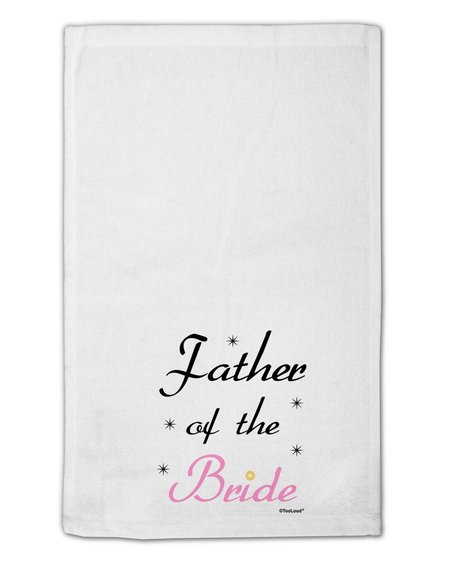 Father of the Bride wedding 11"x18" Dish Fingertip Towel by TooLoud-Fingertip Towel-TooLoud-White-Davson Sales