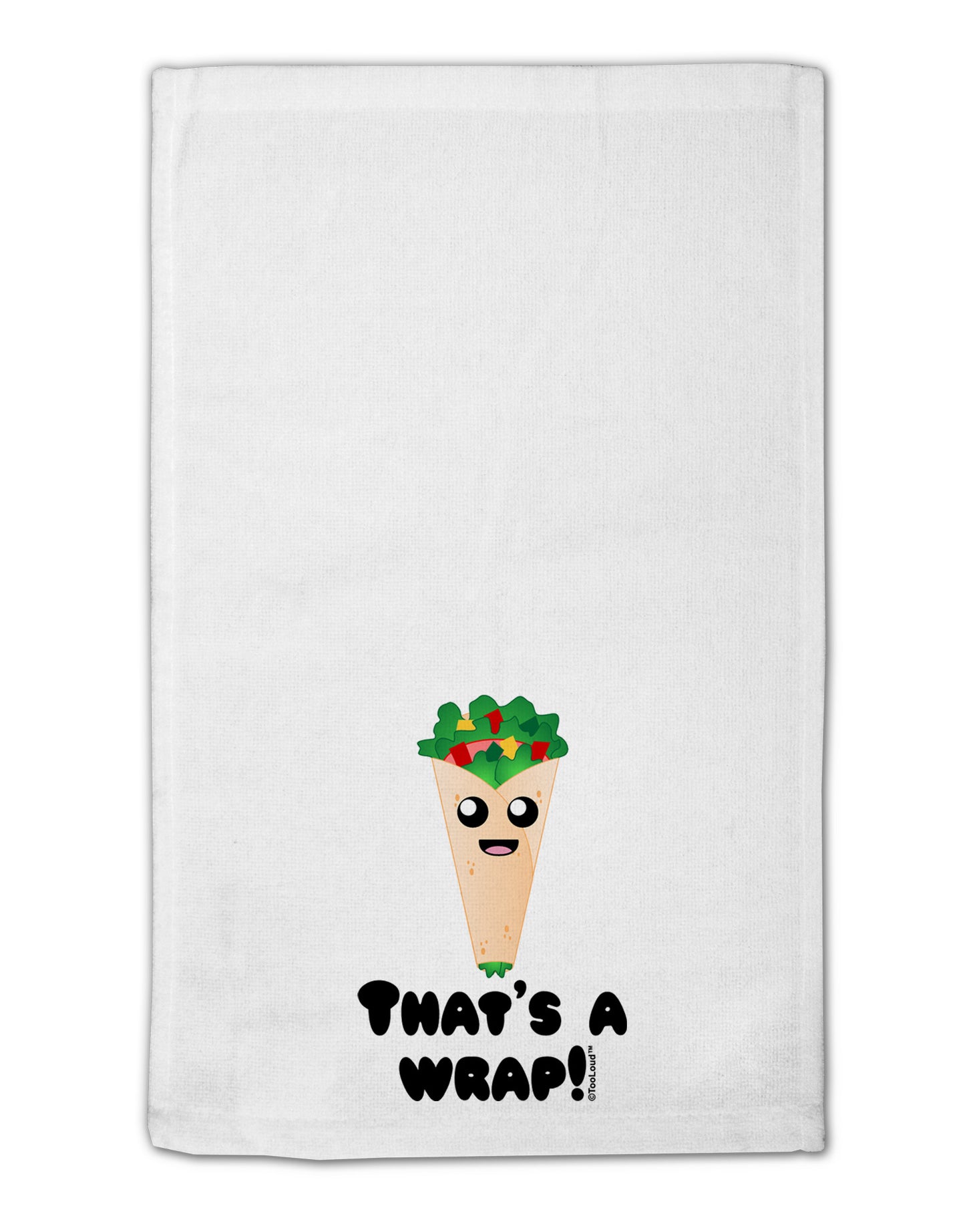 Thats A Wrap Cute Wrap 11"x18" Dish Fingertip Towel-Fingertip Towel-TooLoud-White-Davson Sales