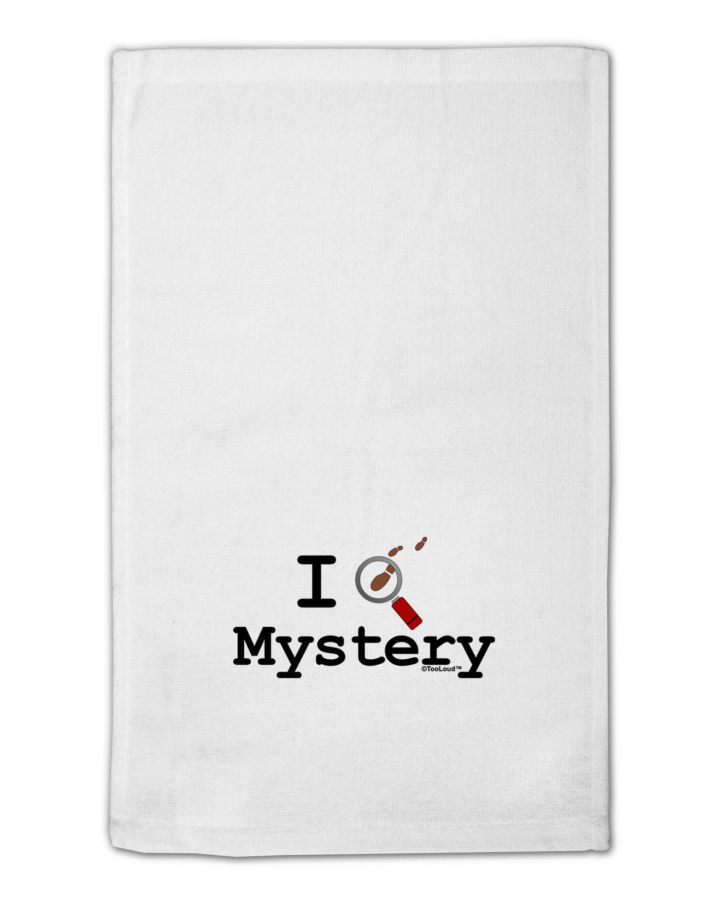 I Love Mystery 11"x18" Dish Fingertip Towel-Fingertip Towel-TooLoud-White-Davson Sales
