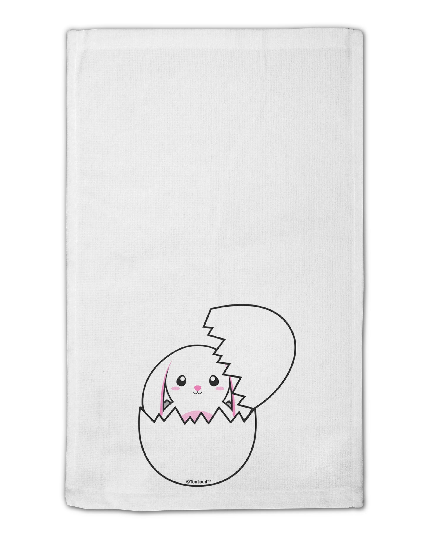 Cute Easter Bunny Hatching 11"x18" Dish Fingertip Towel by TooLoud-Fingertip Towel-TooLoud-White-Davson Sales