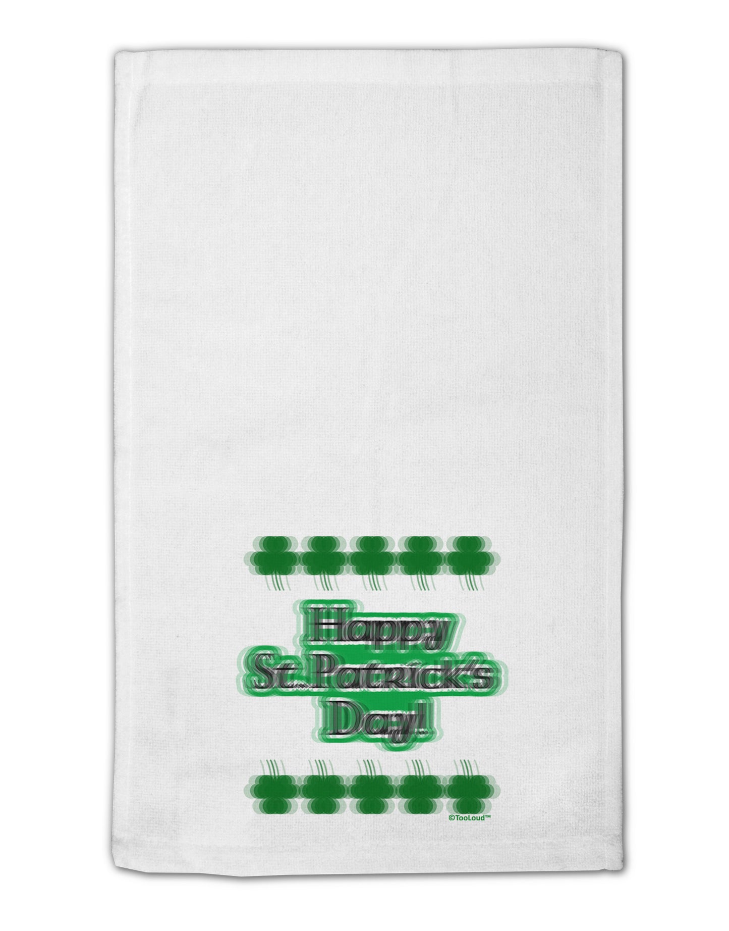 Seeing Double St. Patrick's Day 11"x18" Dish Fingertip Towel-Fingertip Towel-TooLoud-White-Davson Sales