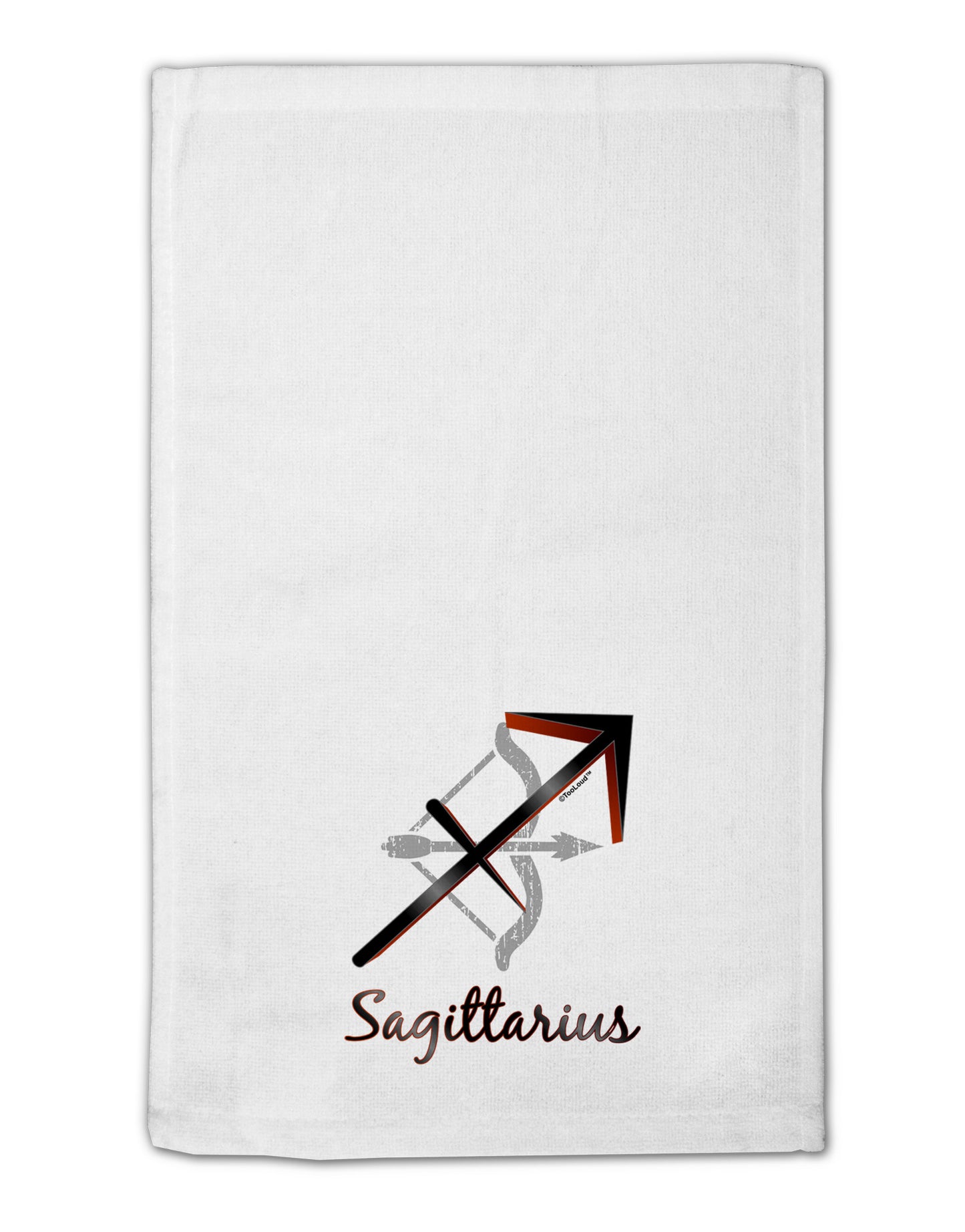 Sagittarius Symbol 11"x18" Dish Fingertip Towel-Fingertip Towel-TooLoud-White-Davson Sales