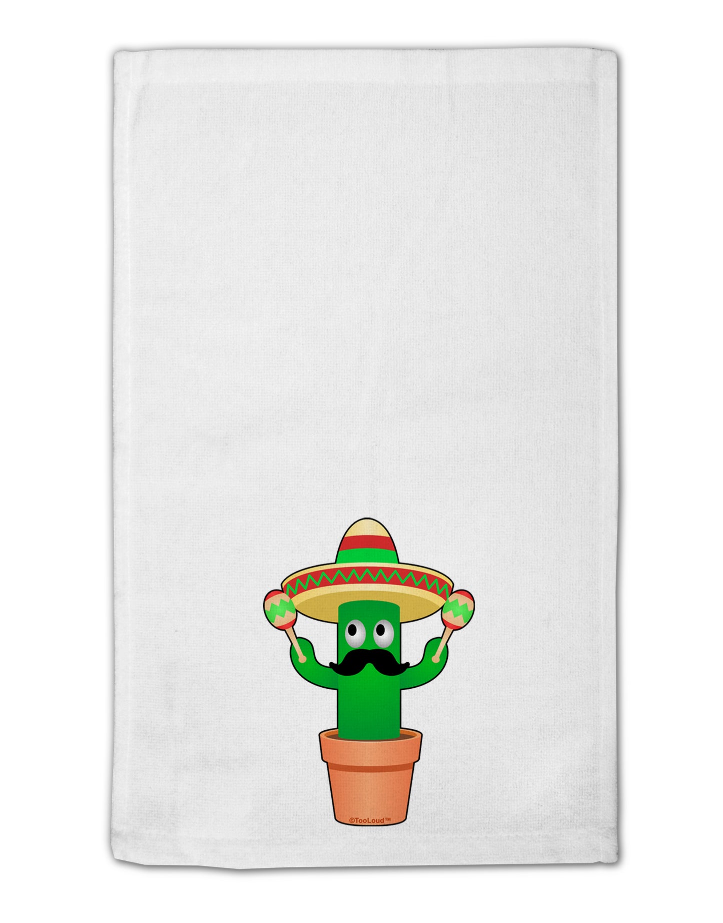Fiesta Cactus 11"x18" Dish Fingertip Towel by TooLoud-Fingertip Towel-TooLoud-White-Davson Sales