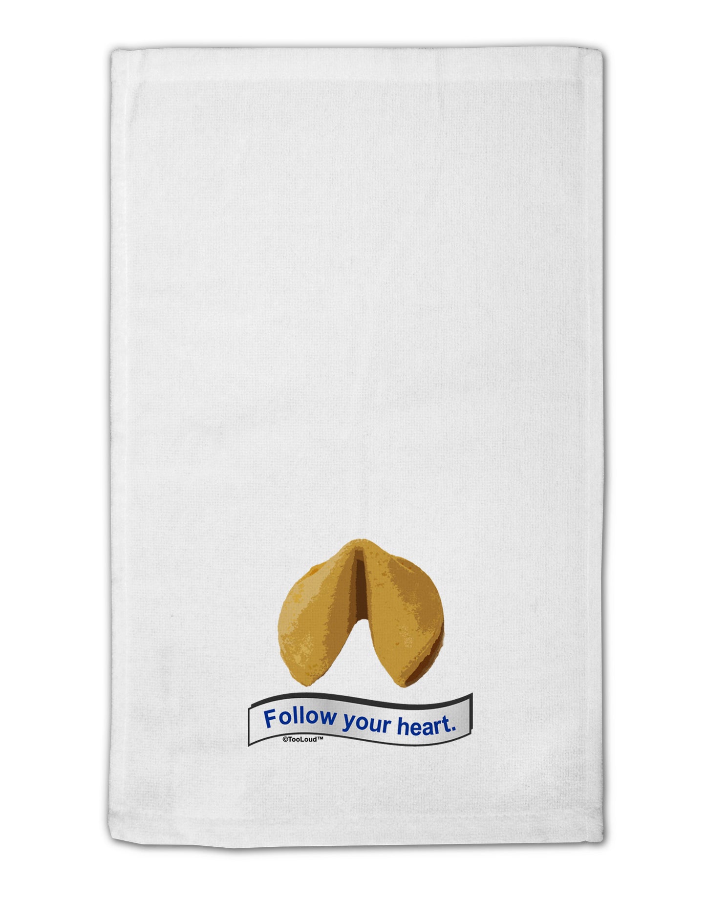 Follow Your Heart Fortune 11"x18" Dish Fingertip Towel-Fingertip Towel-TooLoud-White-Davson Sales