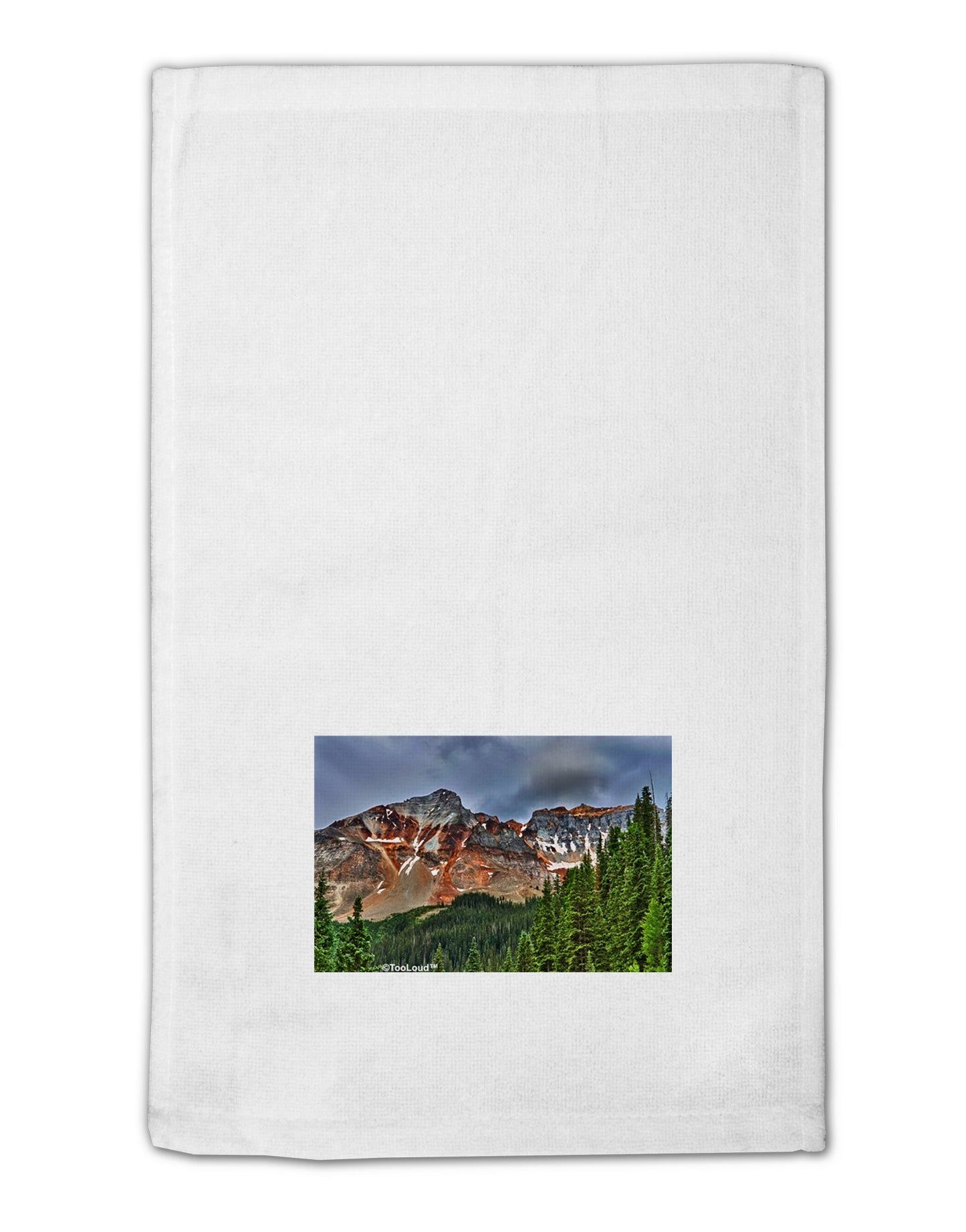 Colorado Mountains Forrest 11"x18" Dish Fingertip Towel-Fingertip Towel-TooLoud-White-Davson Sales