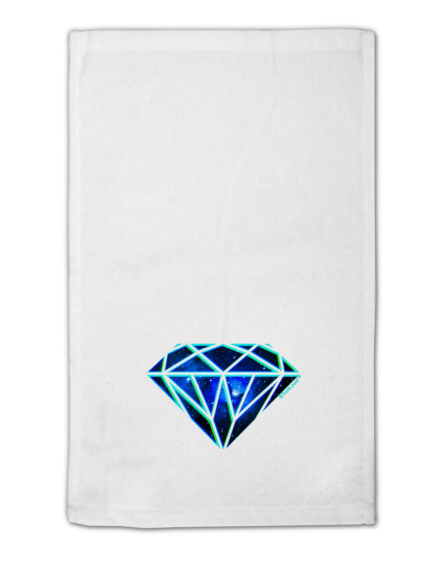 Space Diamond 11"x18" Dish Fingertip Towel-Fingertip Towel-TooLoud-White-Davson Sales