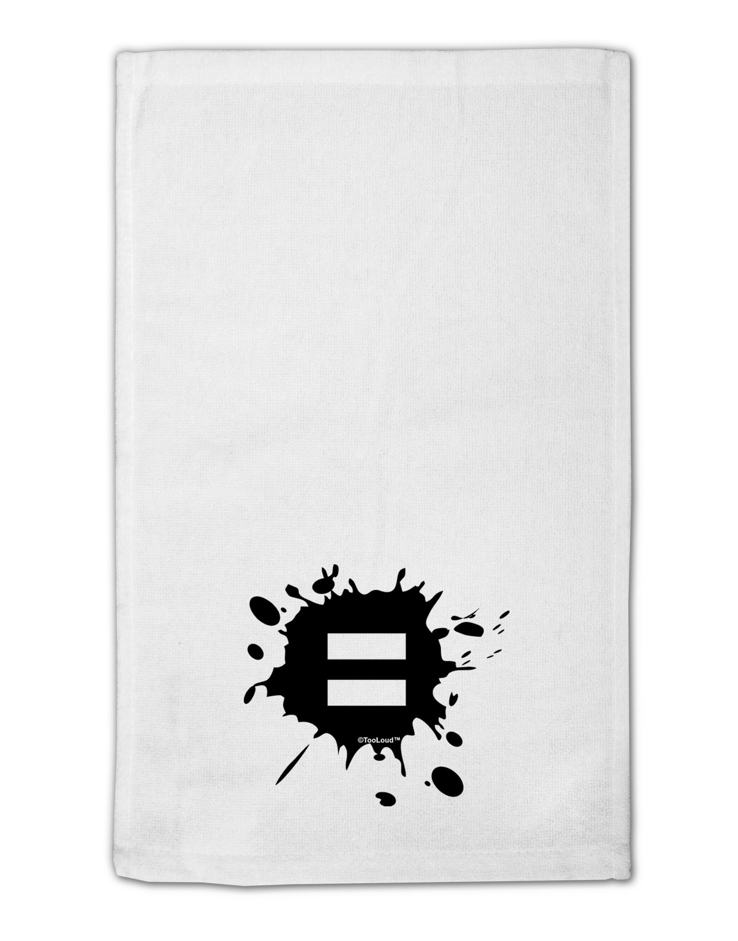 Equal Paint Splatter 11"x18" Dish Fingertip Towel by TooLoud-Fingertip Towel-TooLoud-White-Davson Sales