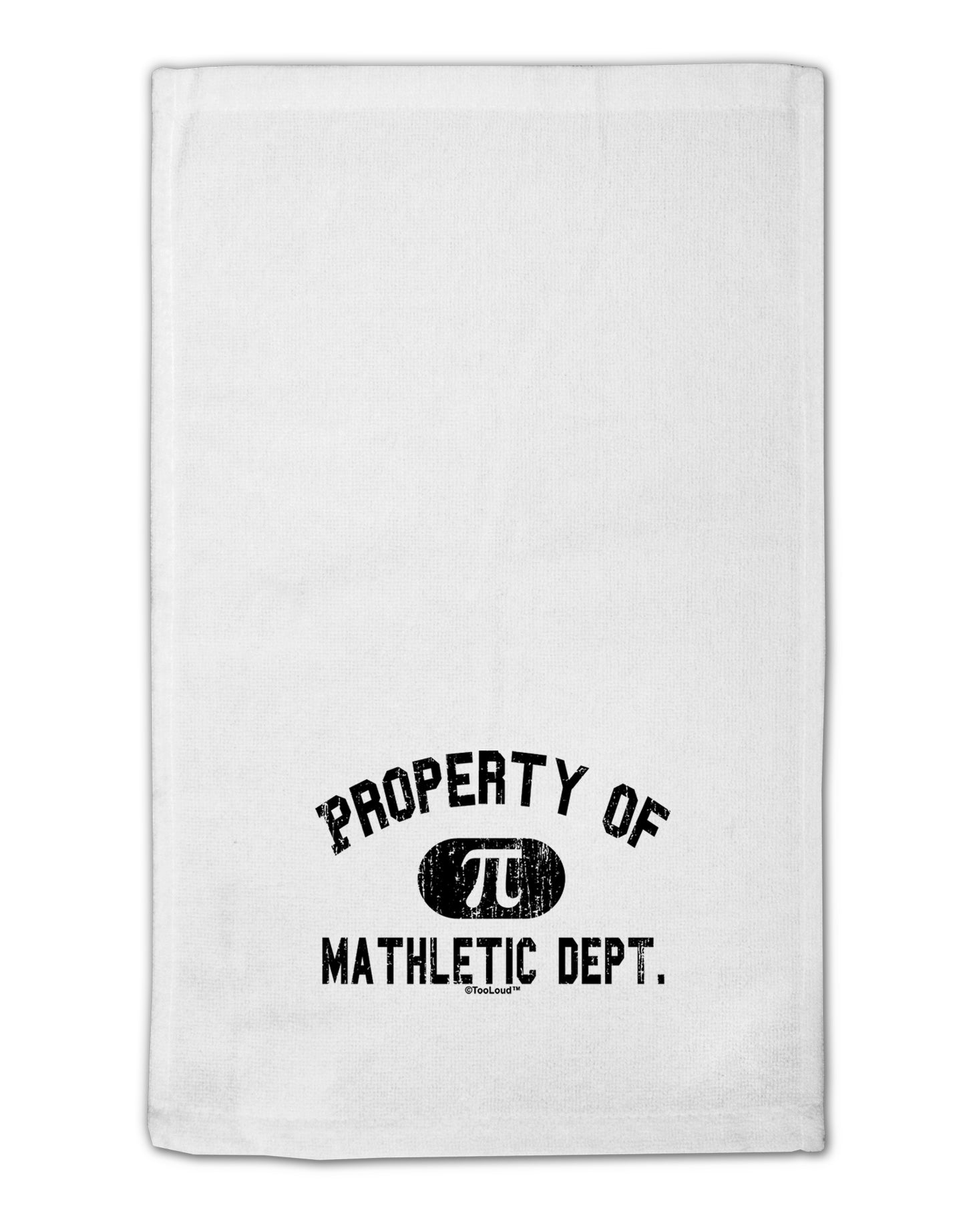 Mathletic Department Distressed 11"x18" Dish Fingertip Towel by TooLoud-Fingertip Towel-TooLoud-White-Davson Sales