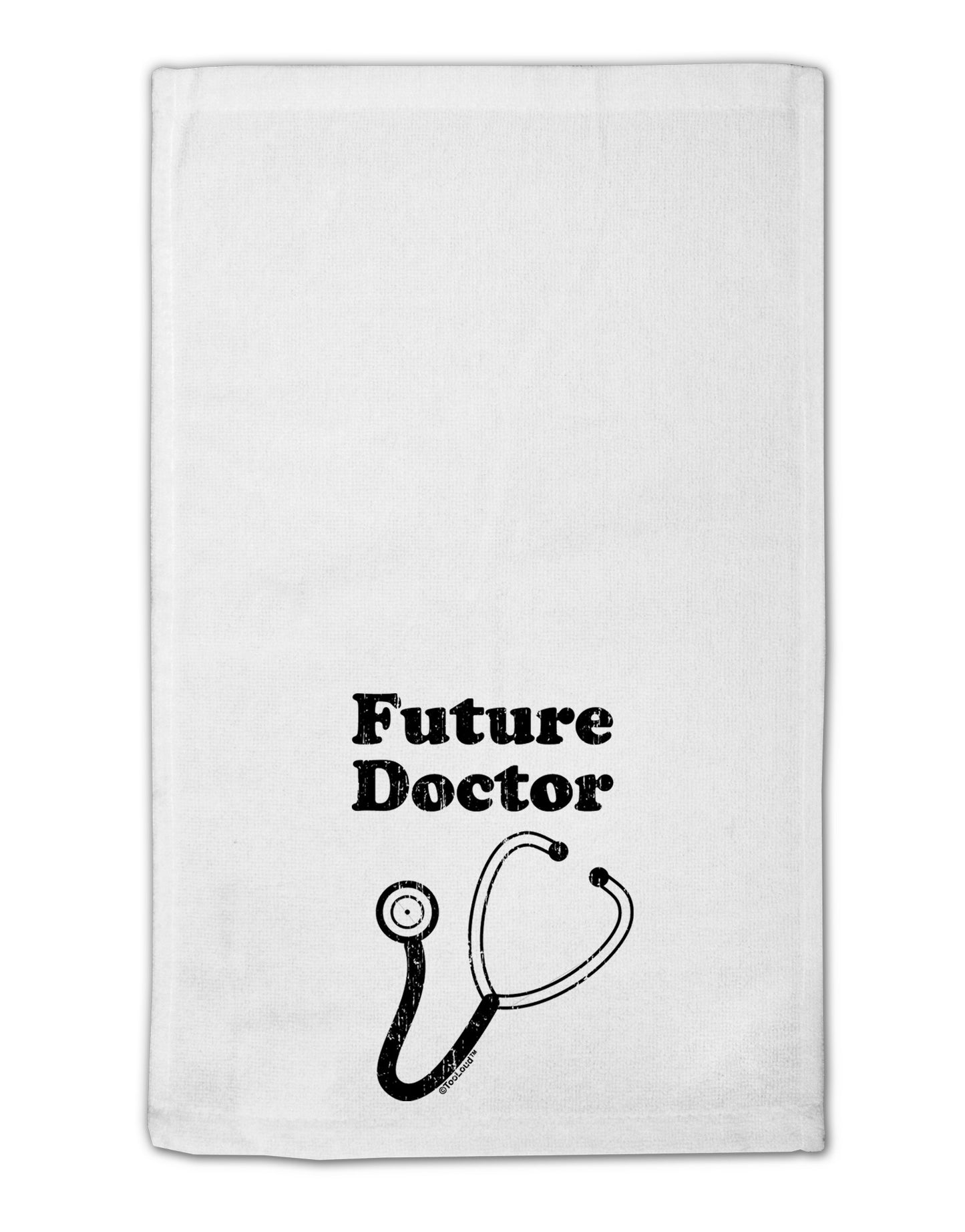 Future Doctor Distressed 11"x18" Dish Fingertip Towel-Fingertip Towel-TooLoud-White-Davson Sales