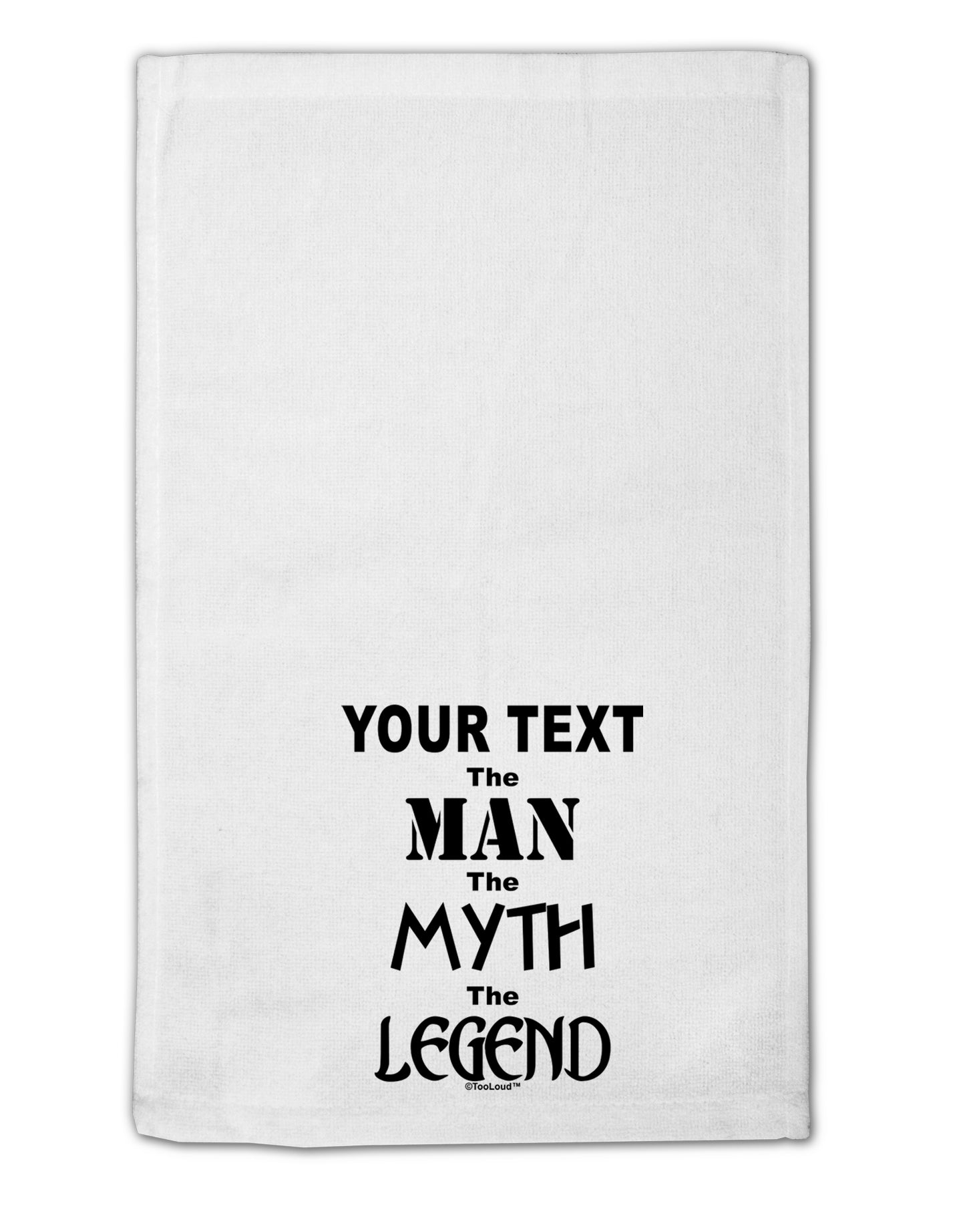 Personalized The Man The Myth The Legend 11"x18" Dish Fingertip Towel by TooLoud-Fingertip Towel-TooLoud-White-Davson Sales