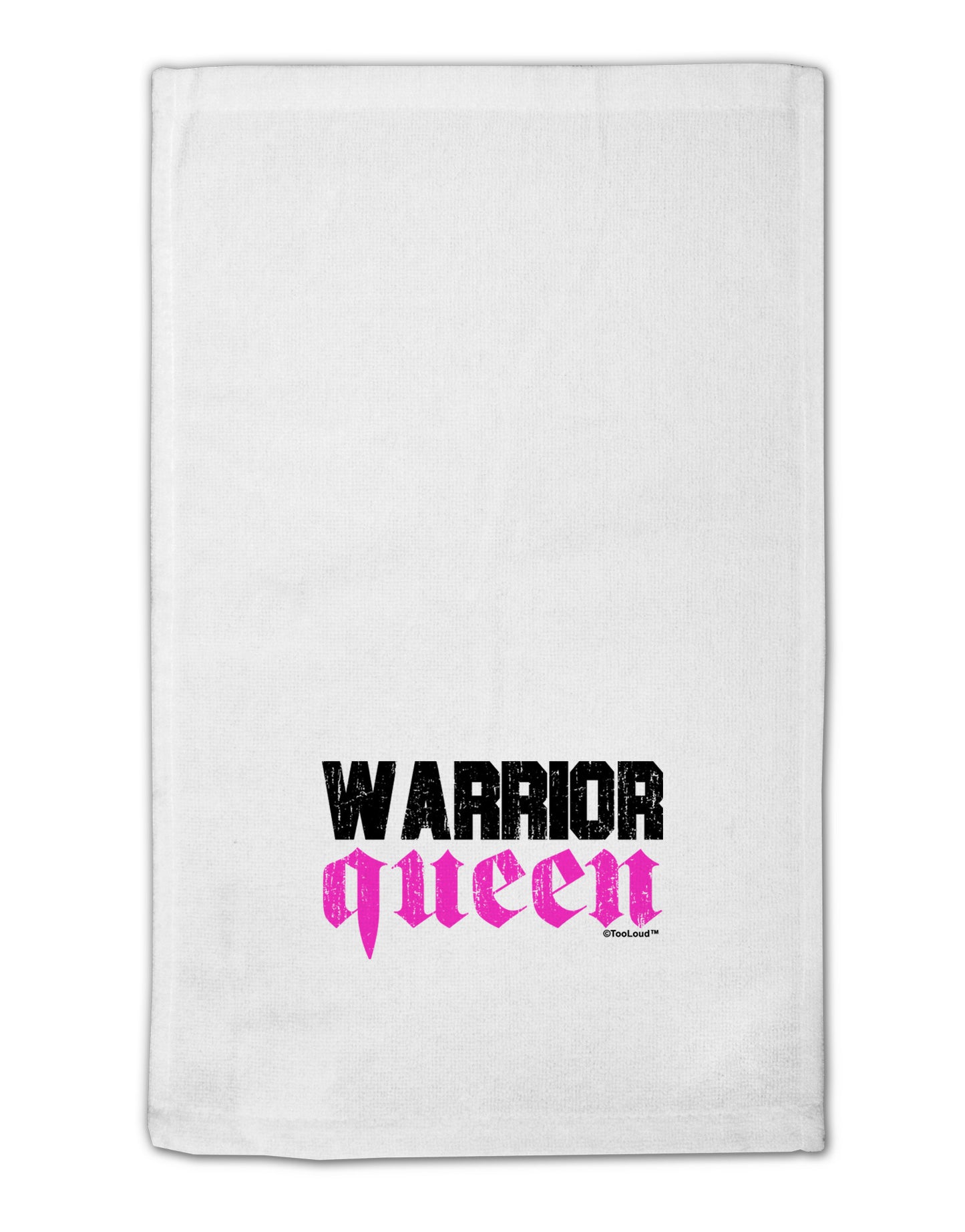 Warrior Queen Pink Script 11"x18" Dish Fingertip Towel-Fingertip Towel-TooLoud-White-Davson Sales