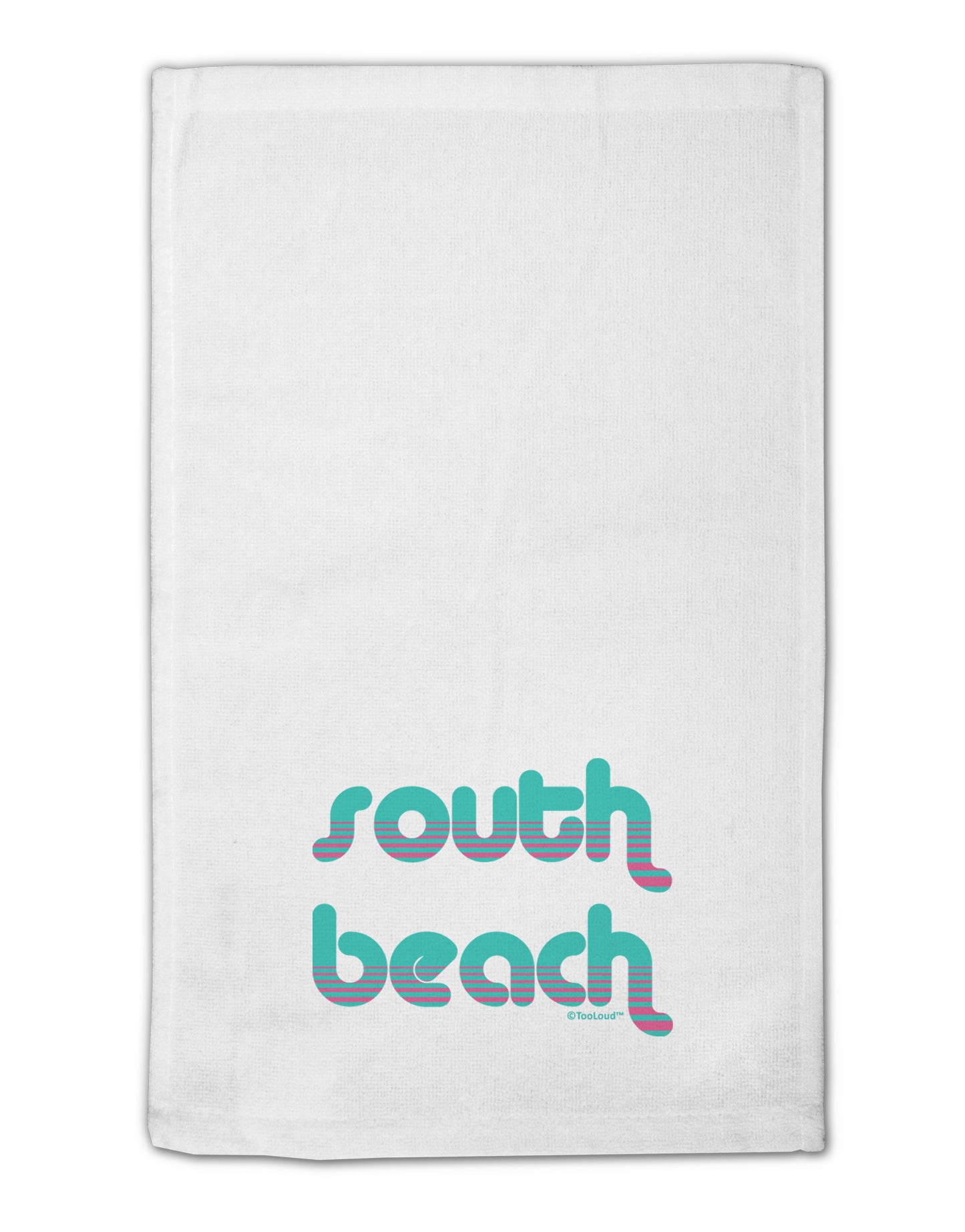 South Beach Color Scheme Design 11"x18" Dish Fingertip Towel by TooLoud-Fingertip Towel-TooLoud-White-Davson Sales