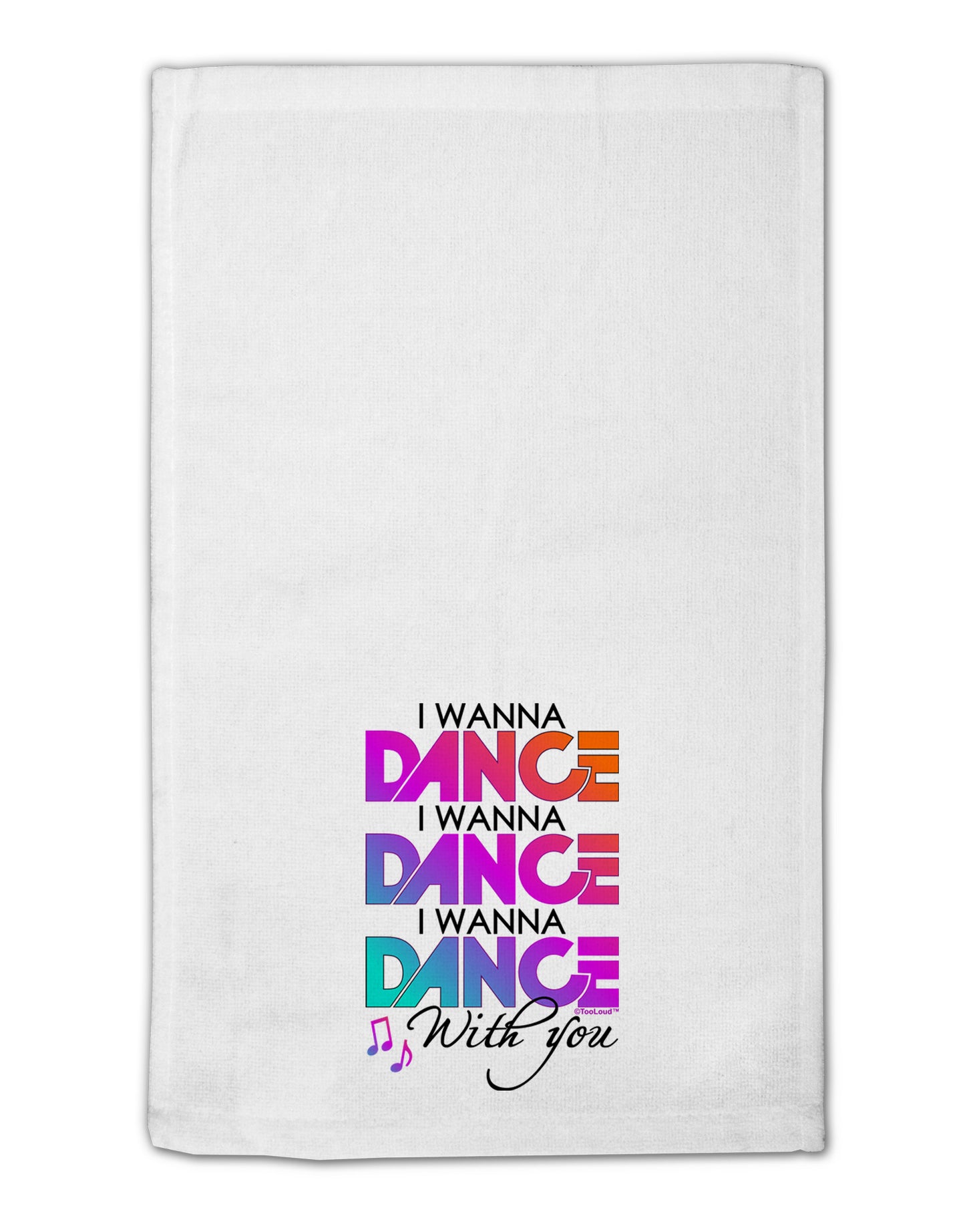 I Wanna Dance With You 11"x18" Dish Fingertip Towel-Fingertip Towel-TooLoud-White-Davson Sales