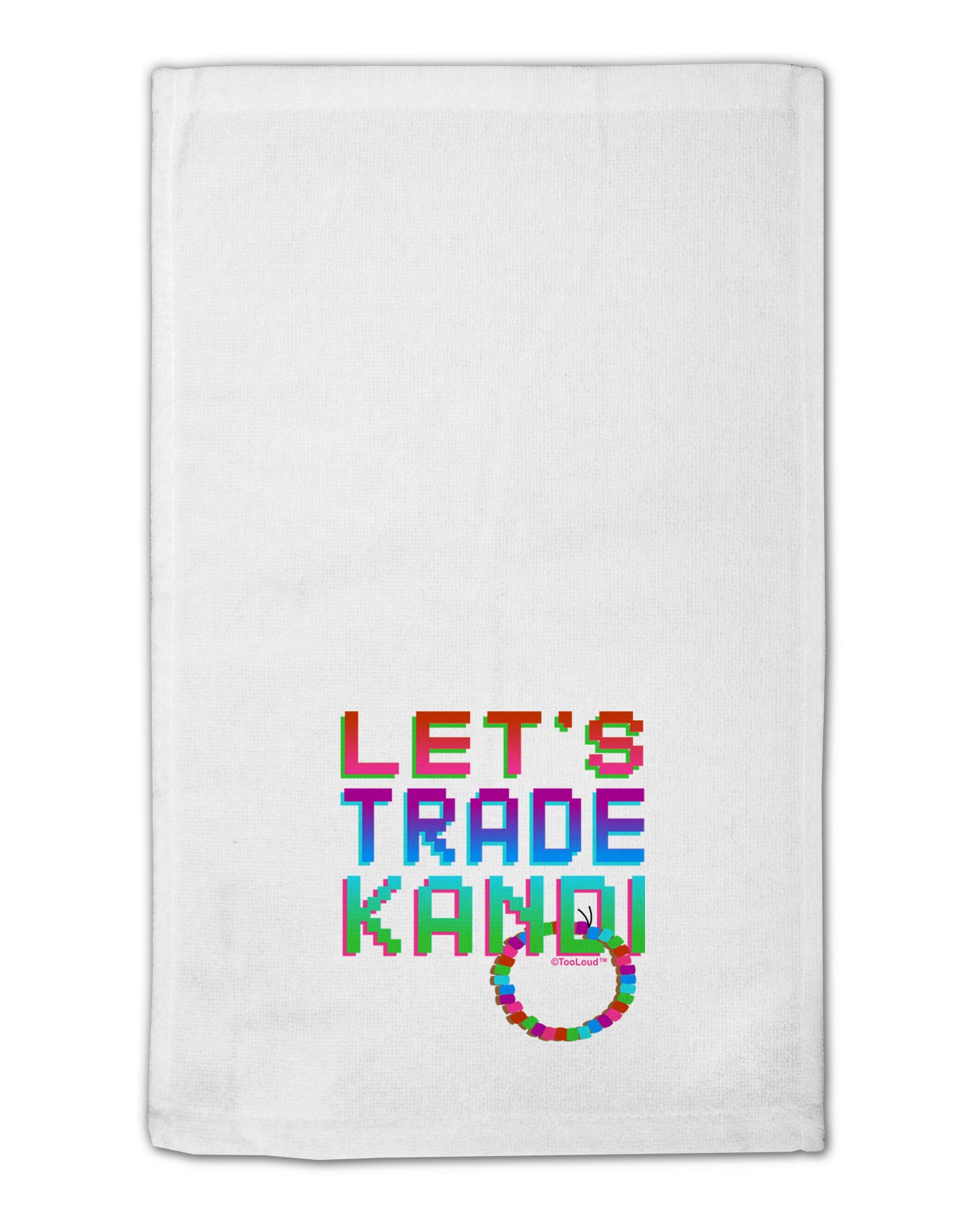 Let's Trade Kandi 11"x18" Dish Fingertip Towel-Fingertip Towel-TooLoud-White-Davson Sales