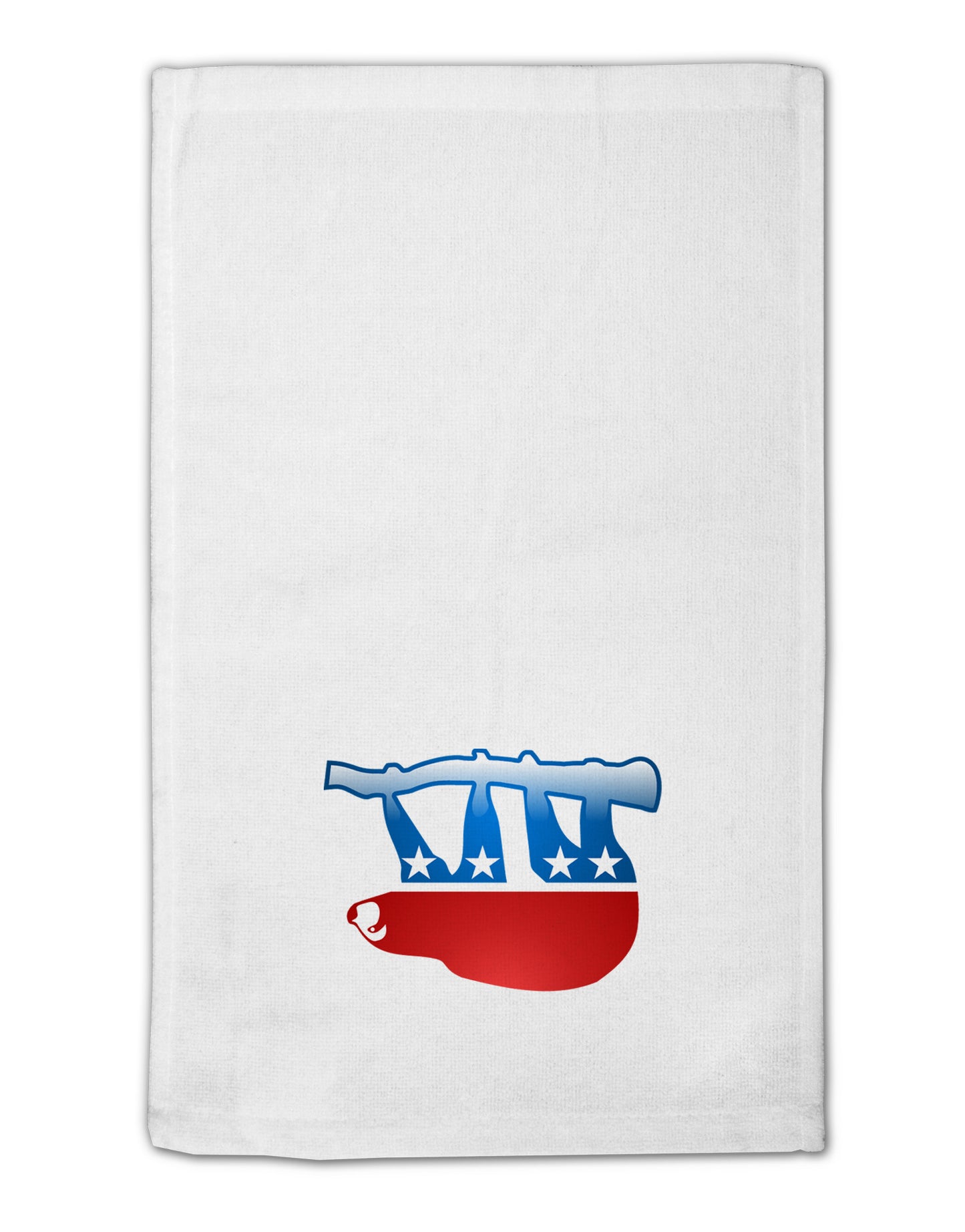 Sloth Political Party Symbol 11"x18" Dish Fingertip Towel-Fingertip Towel-TooLoud-White-Davson Sales