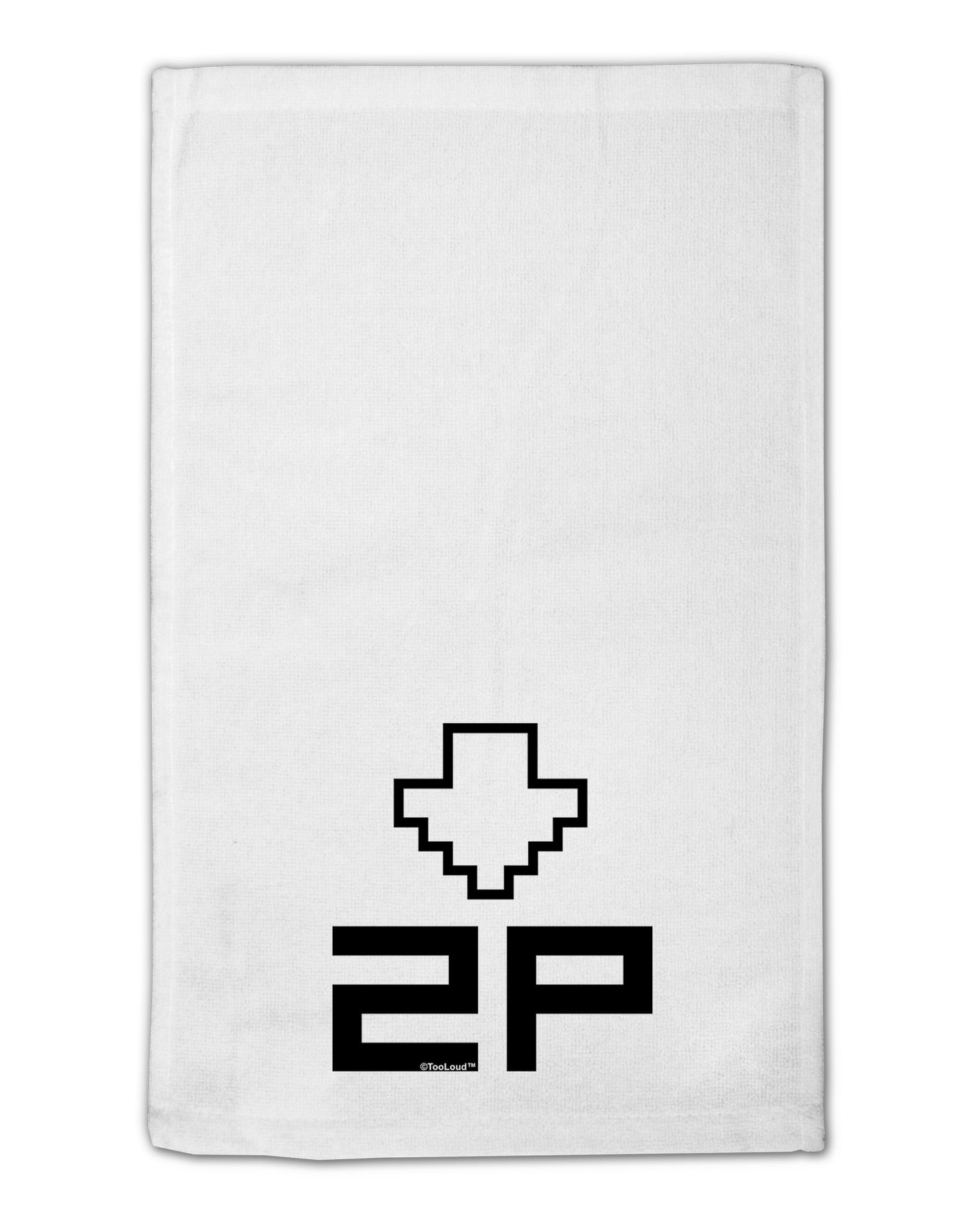 Player Two Selection Icon 11"x18" Dish Fingertip Towel-Fingertip Towel-TooLoud-White-Davson Sales
