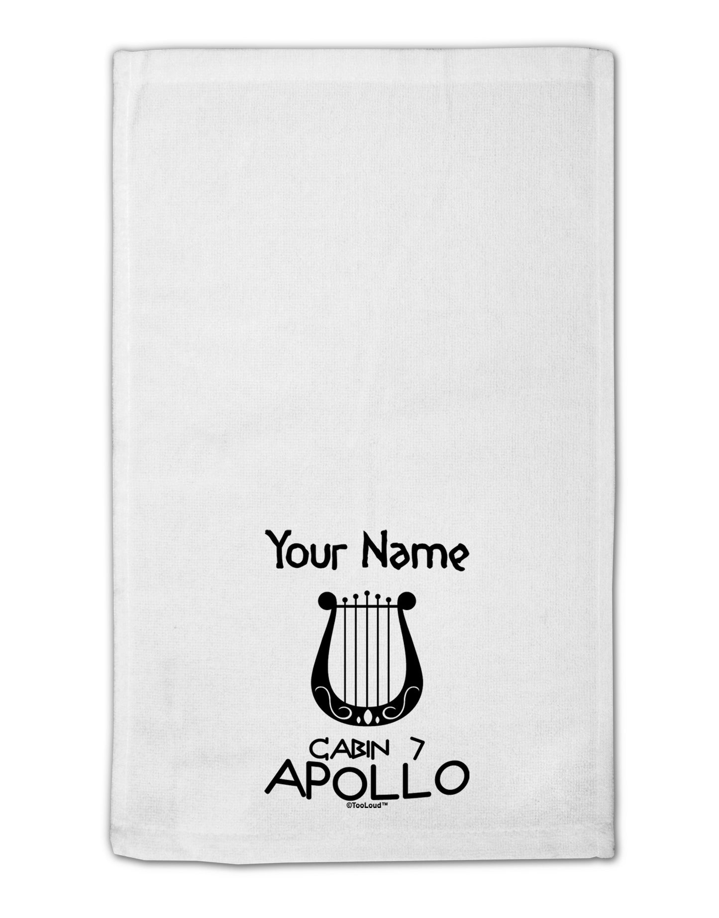 Personalized Cabin 7 Apollo 11"x18" Dish Fingertip Towel-Fingertip Towel-TooLoud-White-Davson Sales
