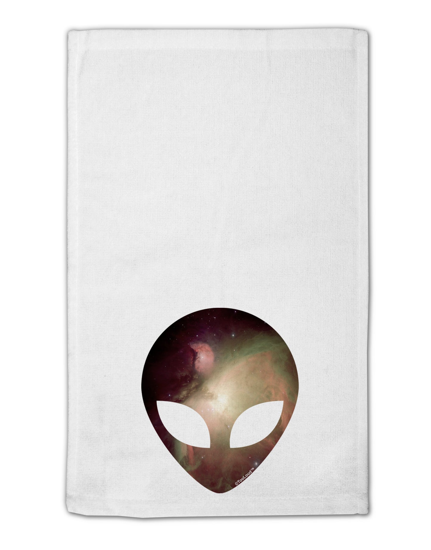 Extraterrestrial Face - Space #2 11"x18" Dish Fingertip Towel by TooLoud-Fingertip Towel-TooLoud-White-Davson Sales