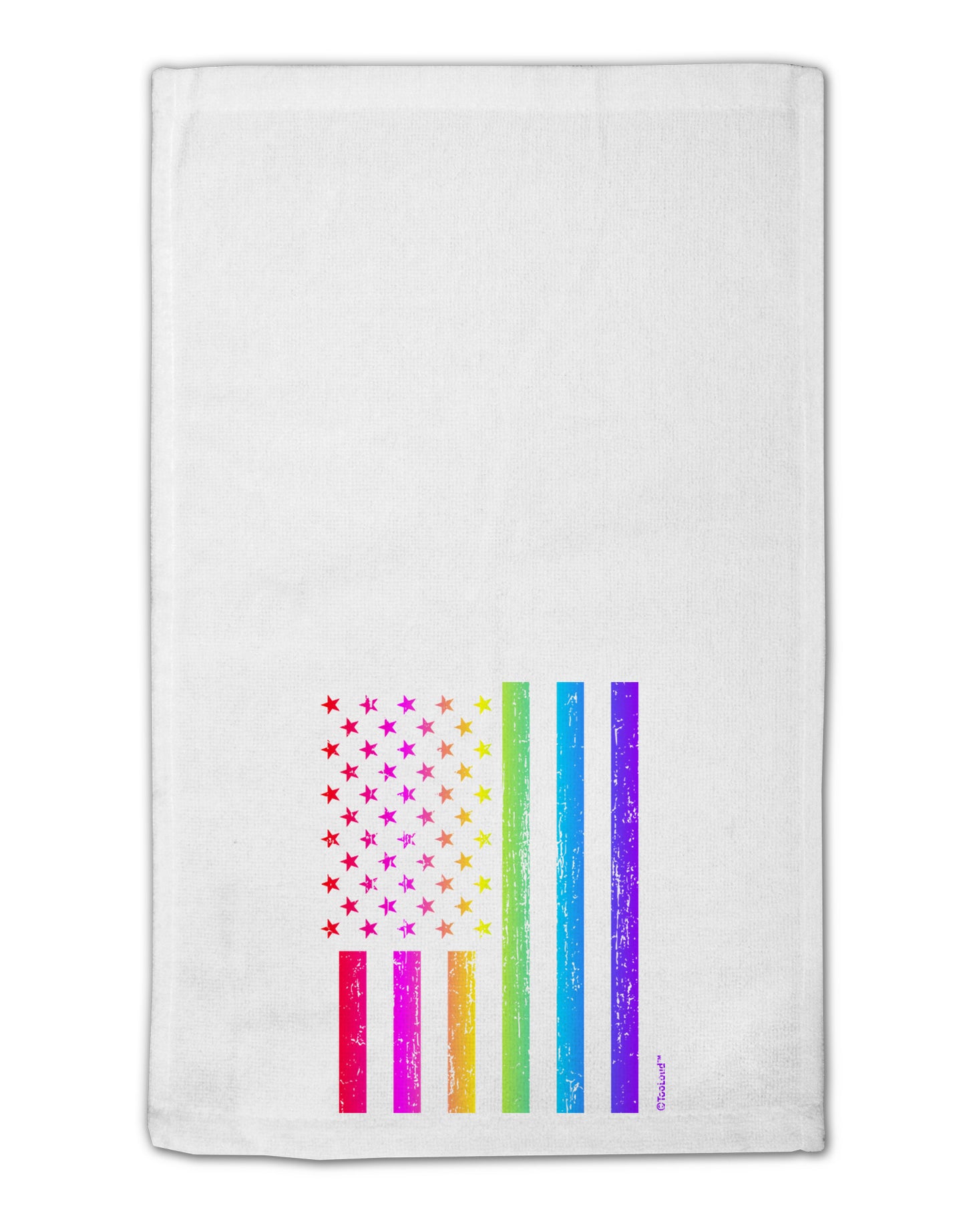 American Pride - Rainbow Flag 11"x18" Dish Fingertip Towel-Fingertip Towel-TooLoud-White-Davson Sales