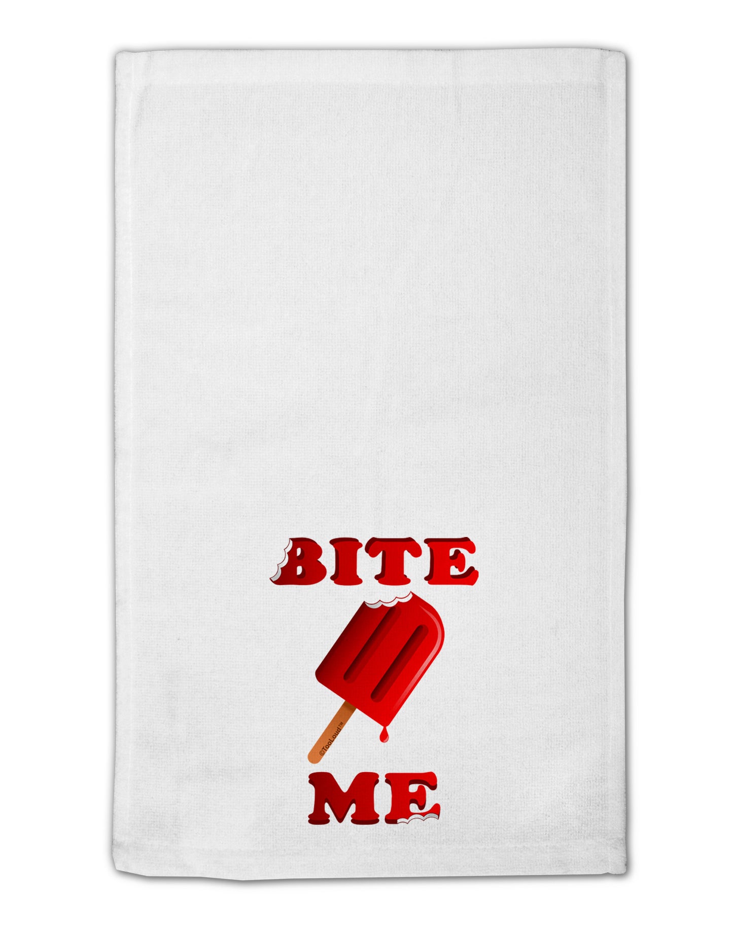 Bite Me Ice Cream 11"x18" Dish Fingertip Towel-Fingertip Towel-TooLoud-White-Davson Sales