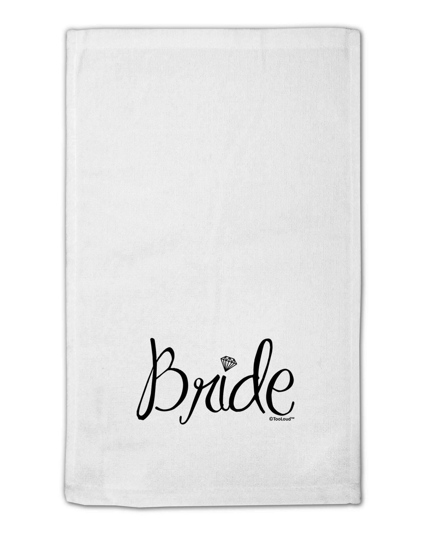 Bride Design - Diamond 11"x18" Dish Fingertip Towel-Fingertip Towel-TooLoud-White-Davson Sales