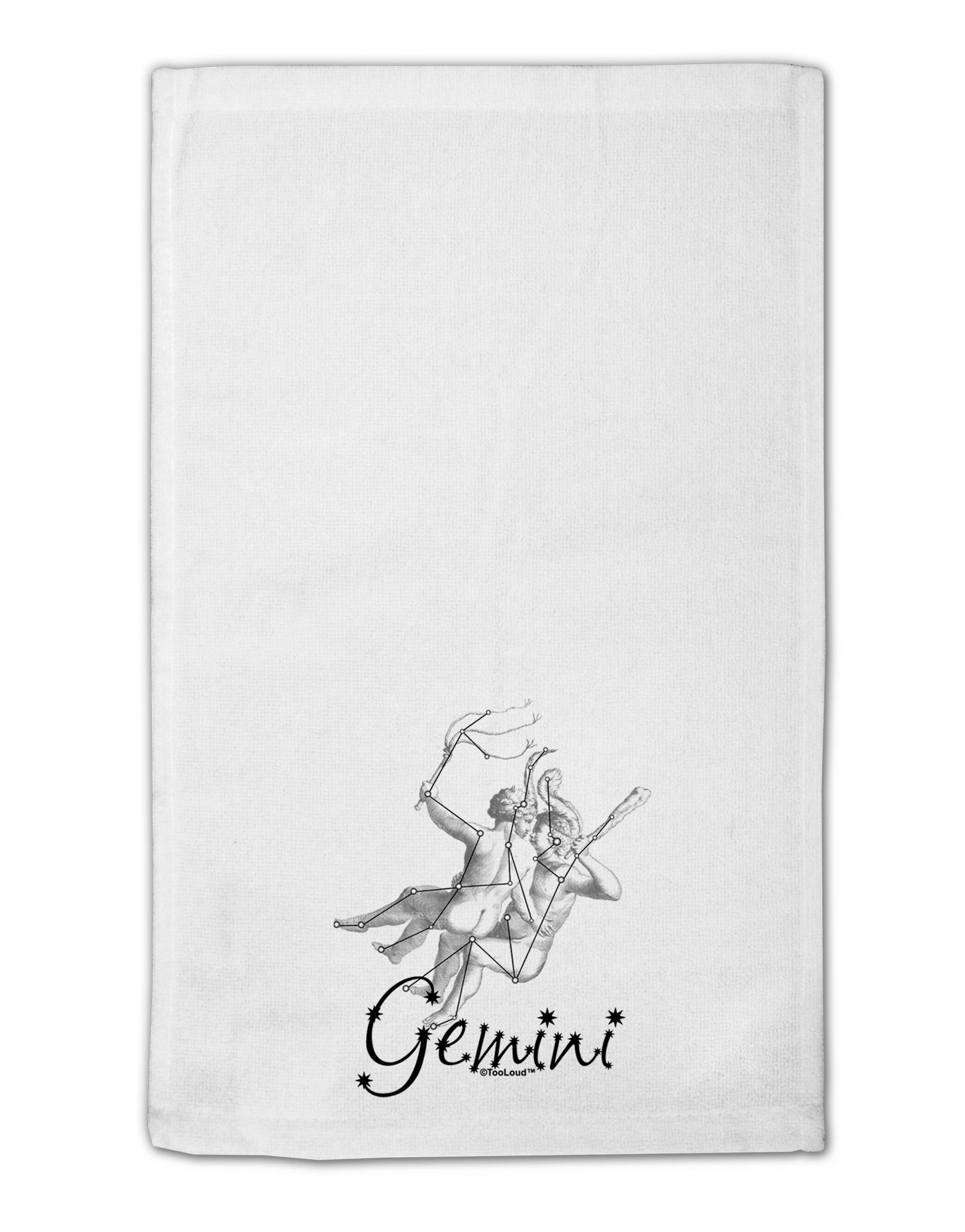 Gemini Constellation 11"x18" Dish Fingertip Towel-Fingertip Towel-TooLoud-White-Davson Sales