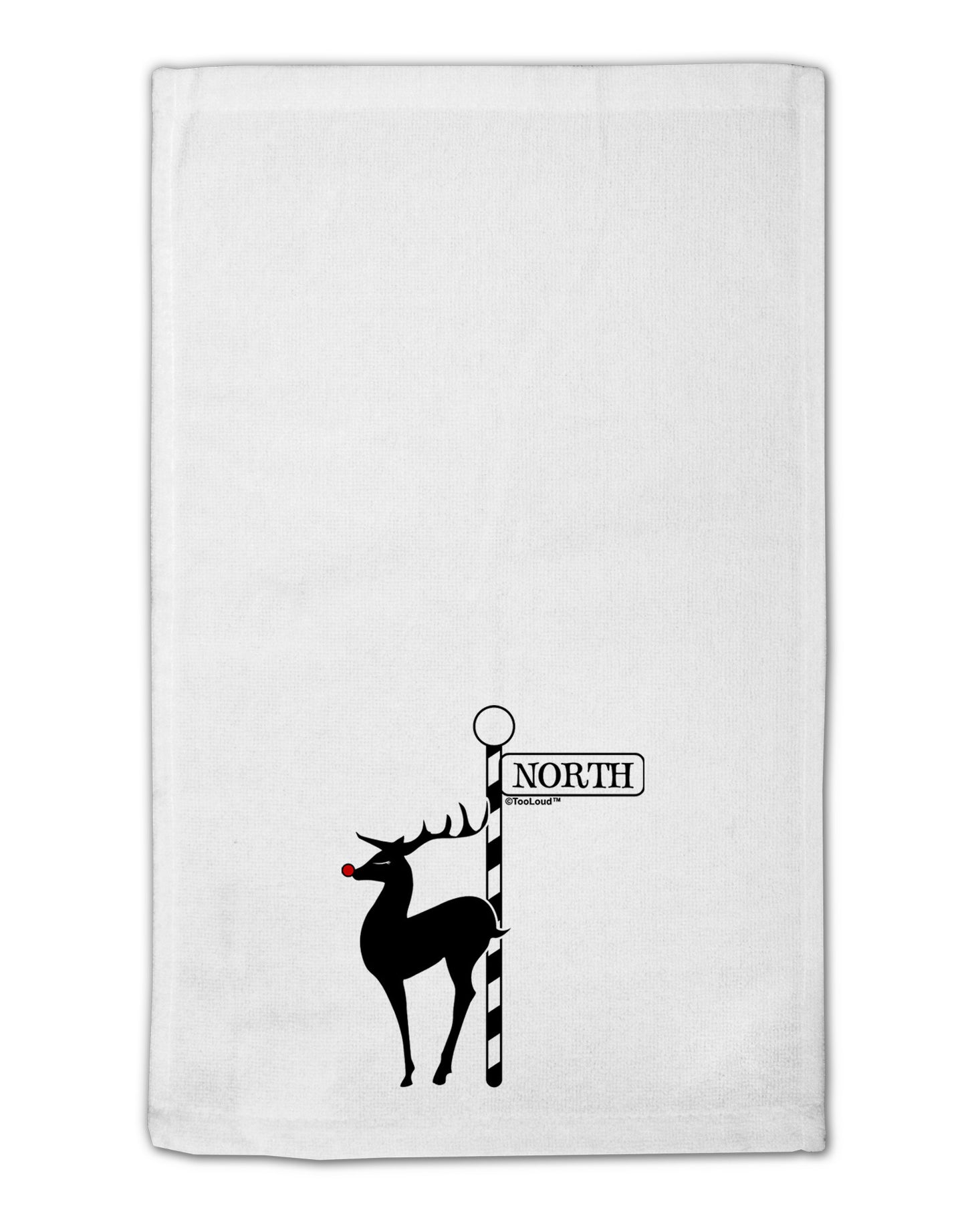 Rudolf the Ratchet Reindeer 11"x18" Dish Fingertip Towel-Fingertip Towel-TooLoud-White-Davson Sales