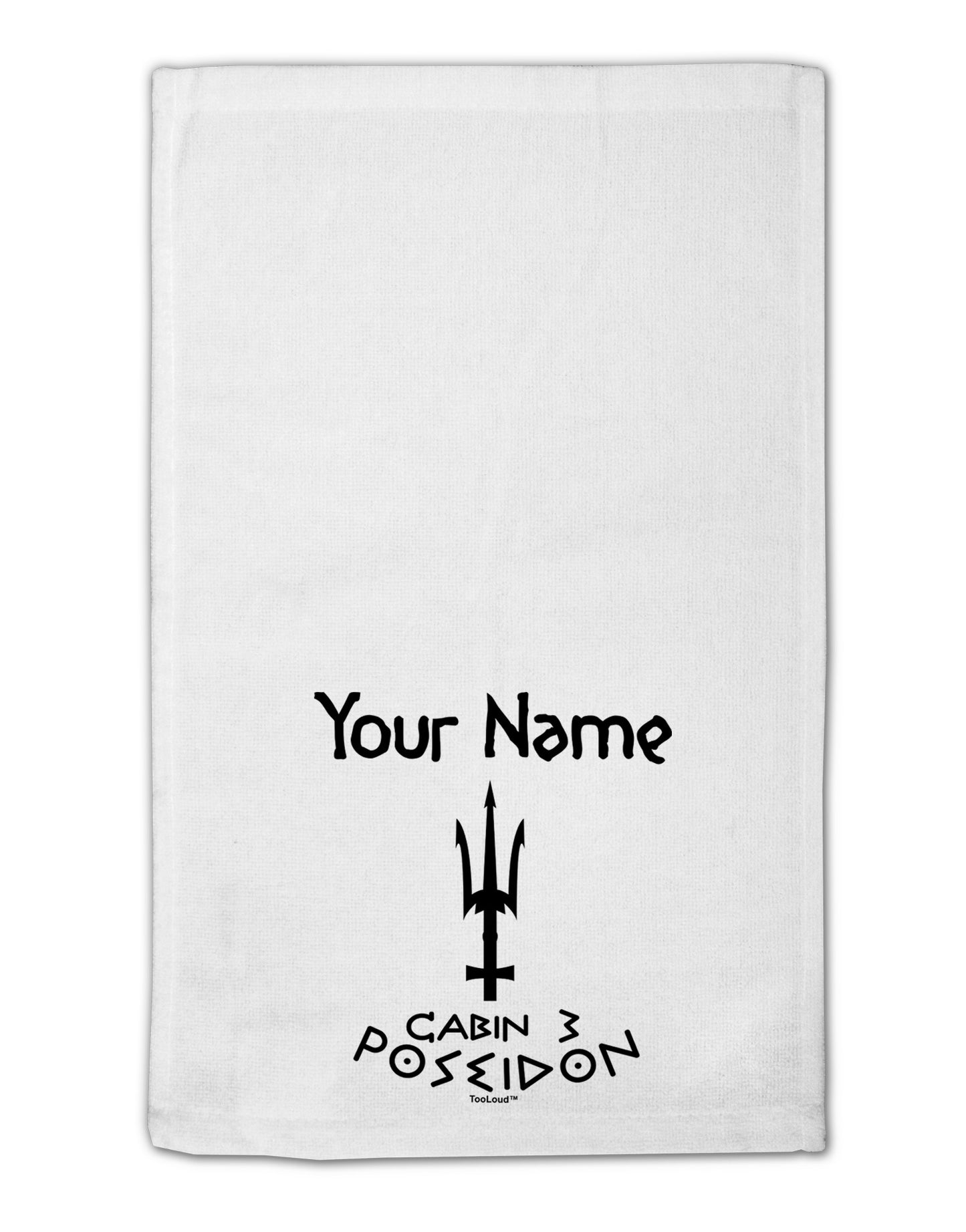 Personalized Cabin 3 Poseidon 11"x18" Dish Fingertip Towel-Fingertip Towel-TooLoud-White-Davson Sales