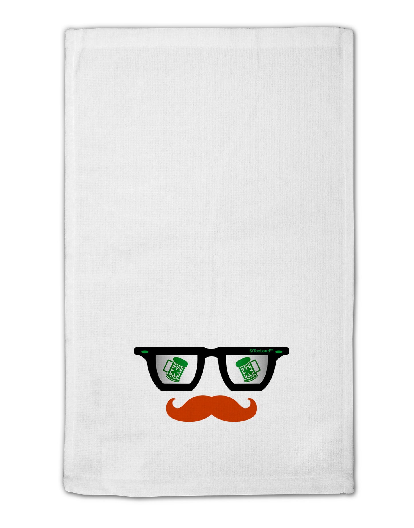 St. Patrick's Day Beer Glasses Design 11"x18" Dish Fingertip Towel by TooLoud-Fingertip Towel-TooLoud-White-Davson Sales