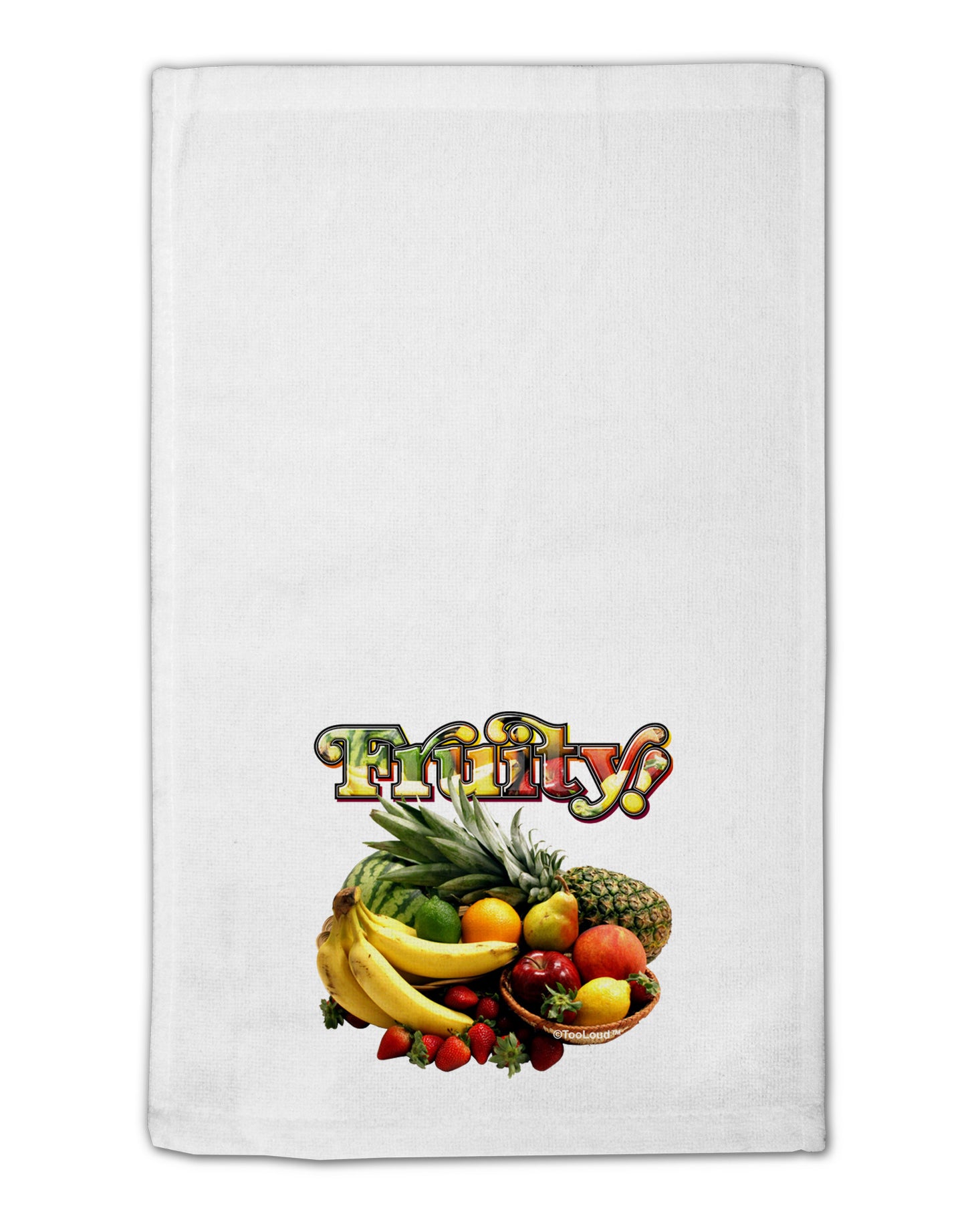 Fruity Fruit Basket 2 11"x18" Dish Fingertip Towel-Fingertip Towel-TooLoud-White-Davson Sales
