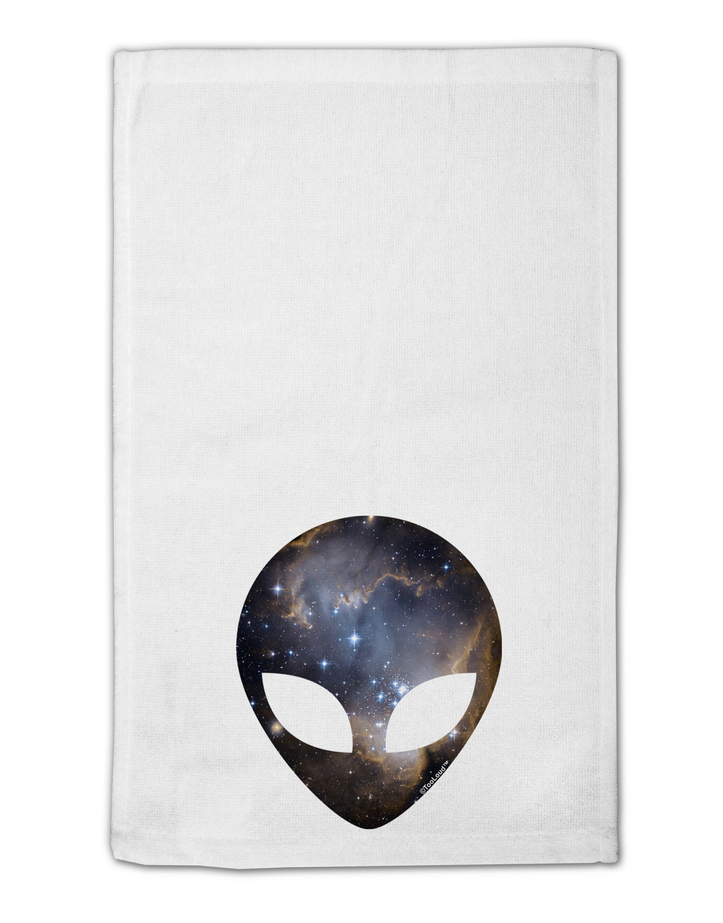 Extraterrestrial Face - Space #1 11"x18" Dish Fingertip Towel by TooLoud-Fingertip Towel-TooLoud-White-Davson Sales