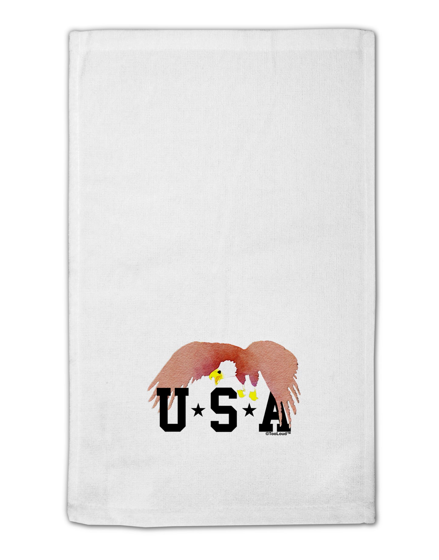 Bald Eagle USA 11"x18" Dish Fingertip Towel by TooLoud-Fingertip Towel-TooLoud-White-Davson Sales