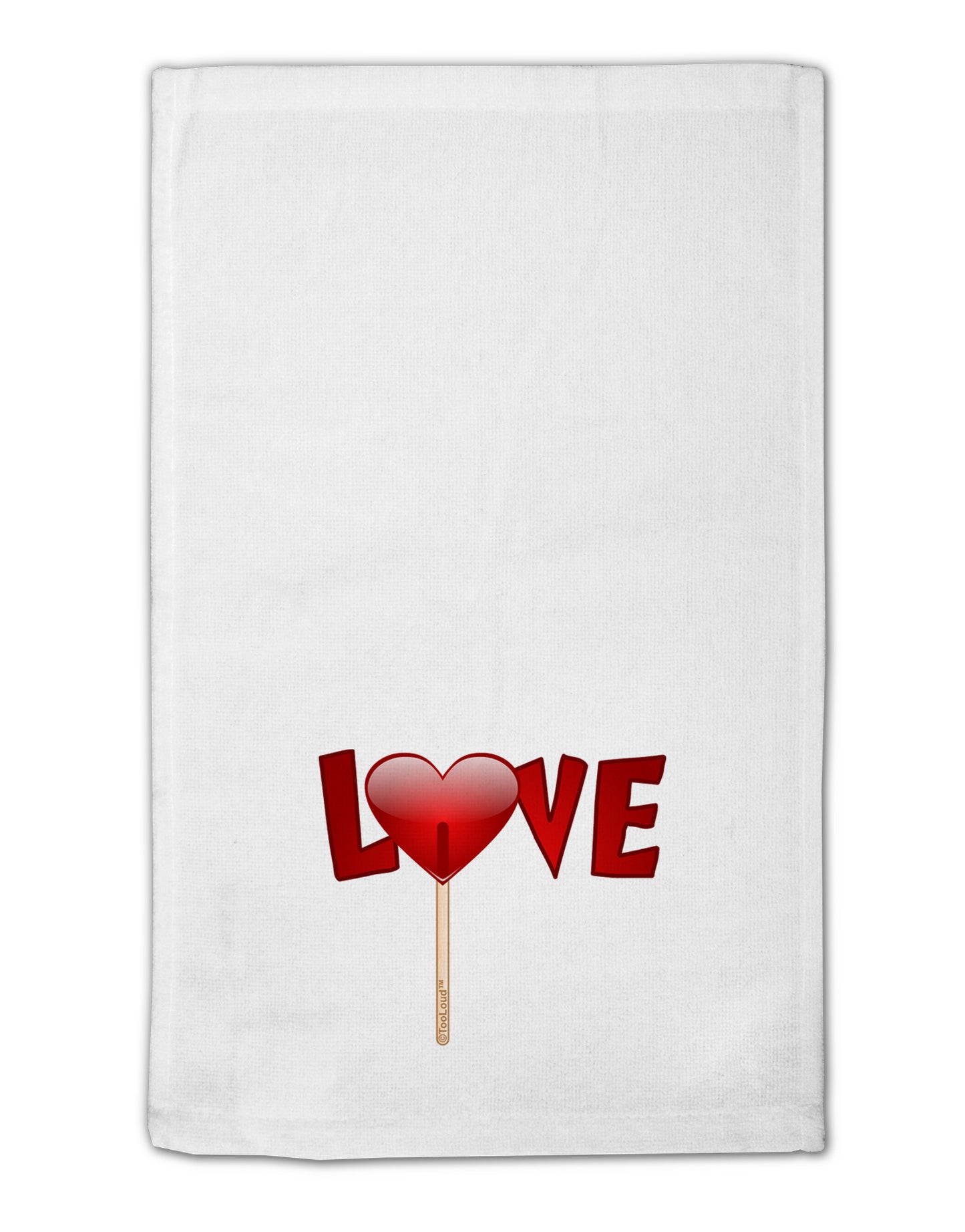 Love Lollipop 11"x18" Dish Fingertip Towel-Fingertip Towel-TooLoud-White-Davson Sales