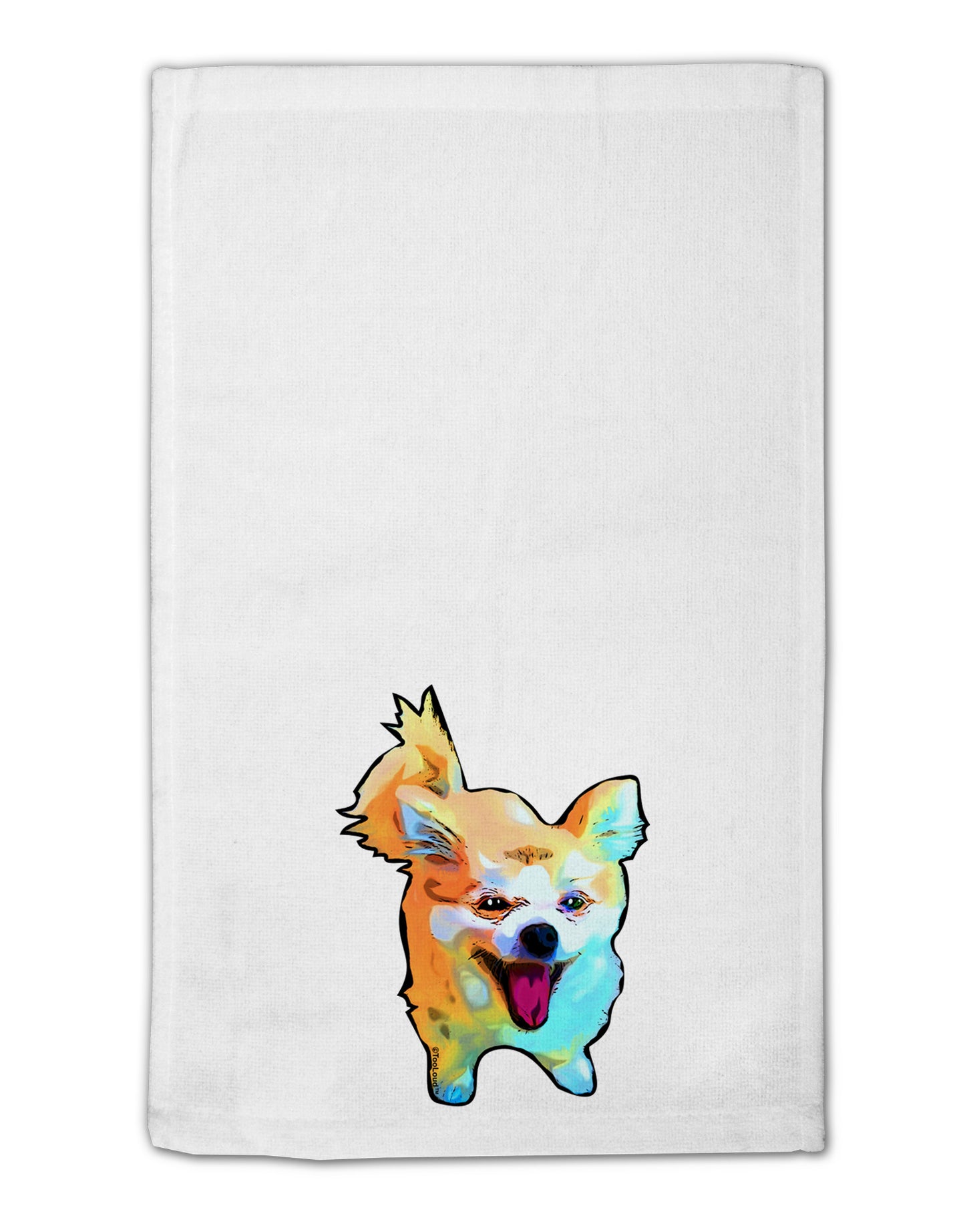 Cartoon Pomeranian 11"x18" Dish Fingertip Towel-Fingertip Towel-TooLoud-White-Davson Sales