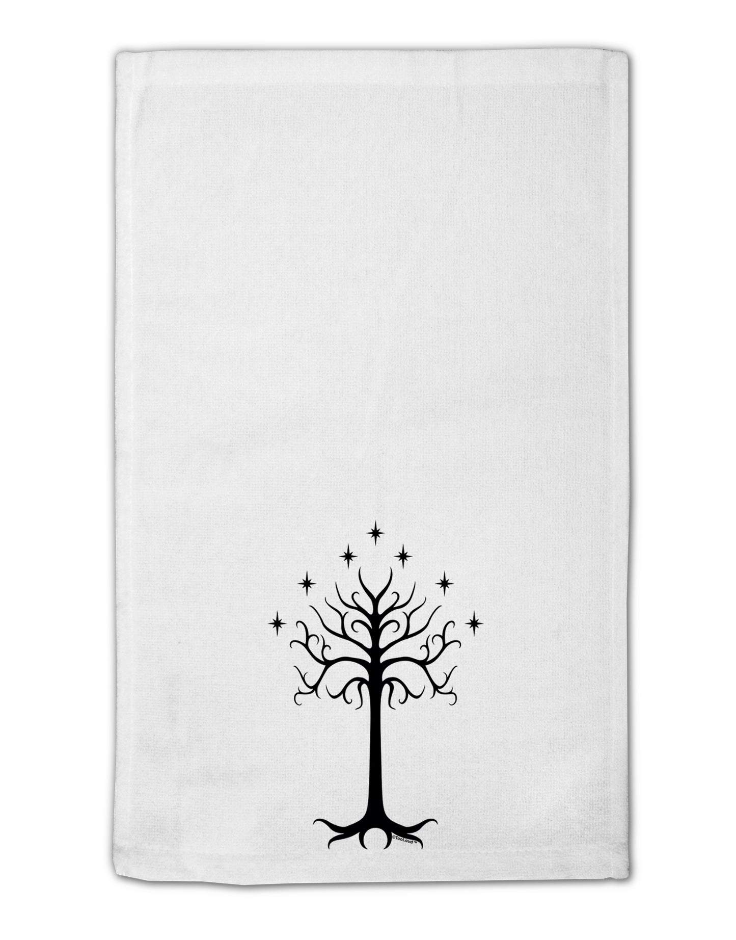The Royal White Tree 11"x18" Dish Fingertip Towel by TooLoud-Fingertip Towel-TooLoud-White-Davson Sales