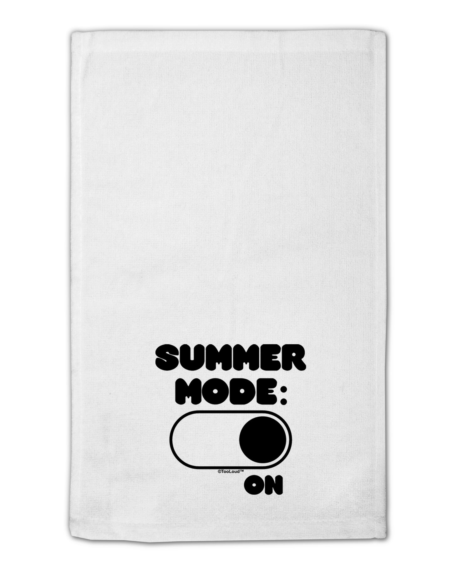 Summer Mode On 11"x18" Dish Fingertip Towel by TooLoud-Fingertip Towel-TooLoud-White-Davson Sales