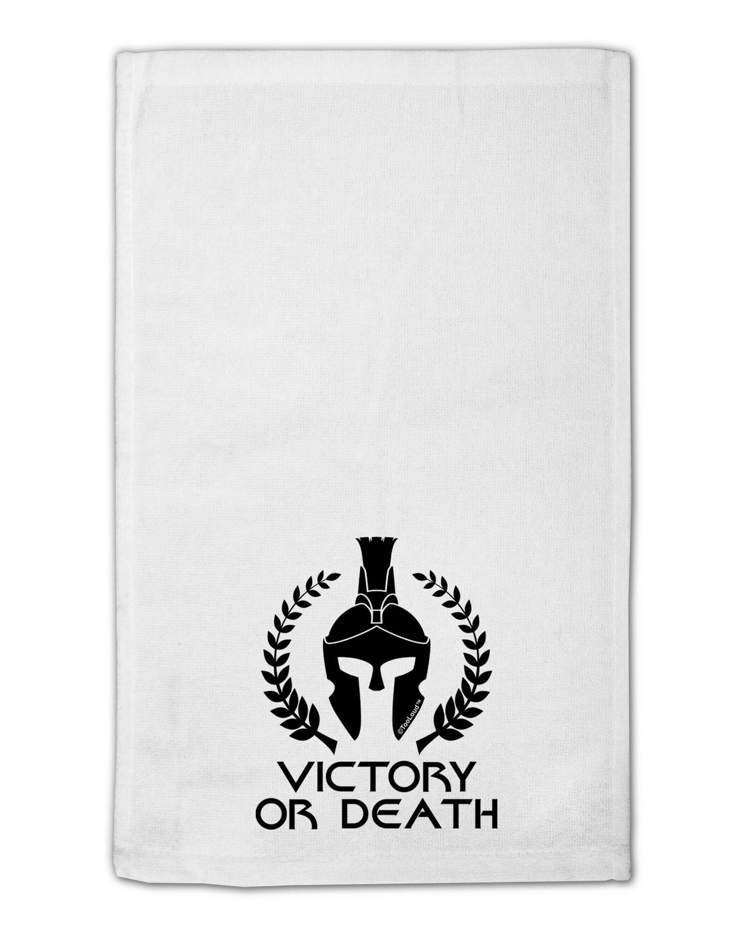 Spartan Victory Or Death 11"x18" Dish Fingertip Towel-Fingertip Towel-TooLoud-White-Davson Sales